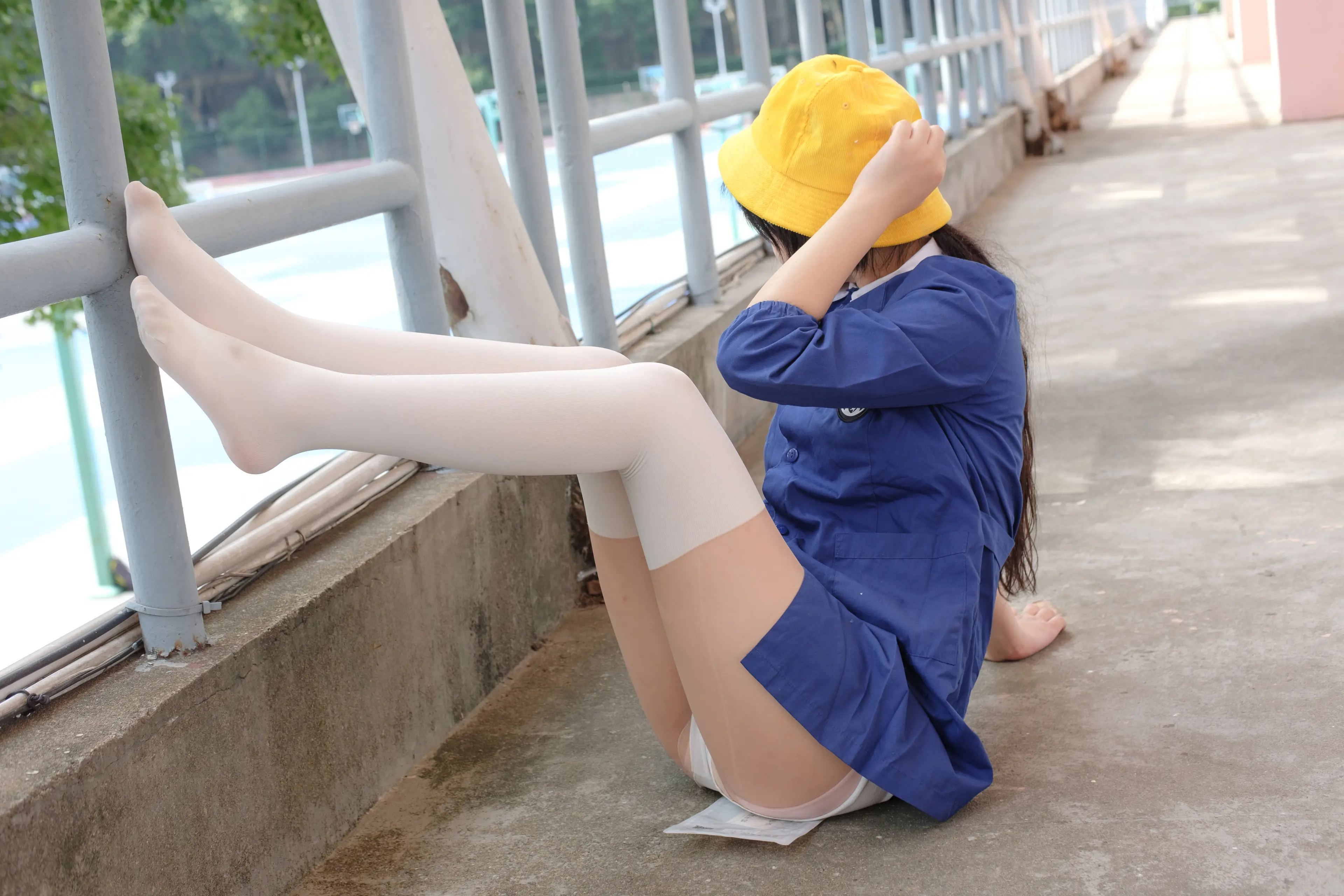 森萝财团 BETA JK白丝外拍 [57P]