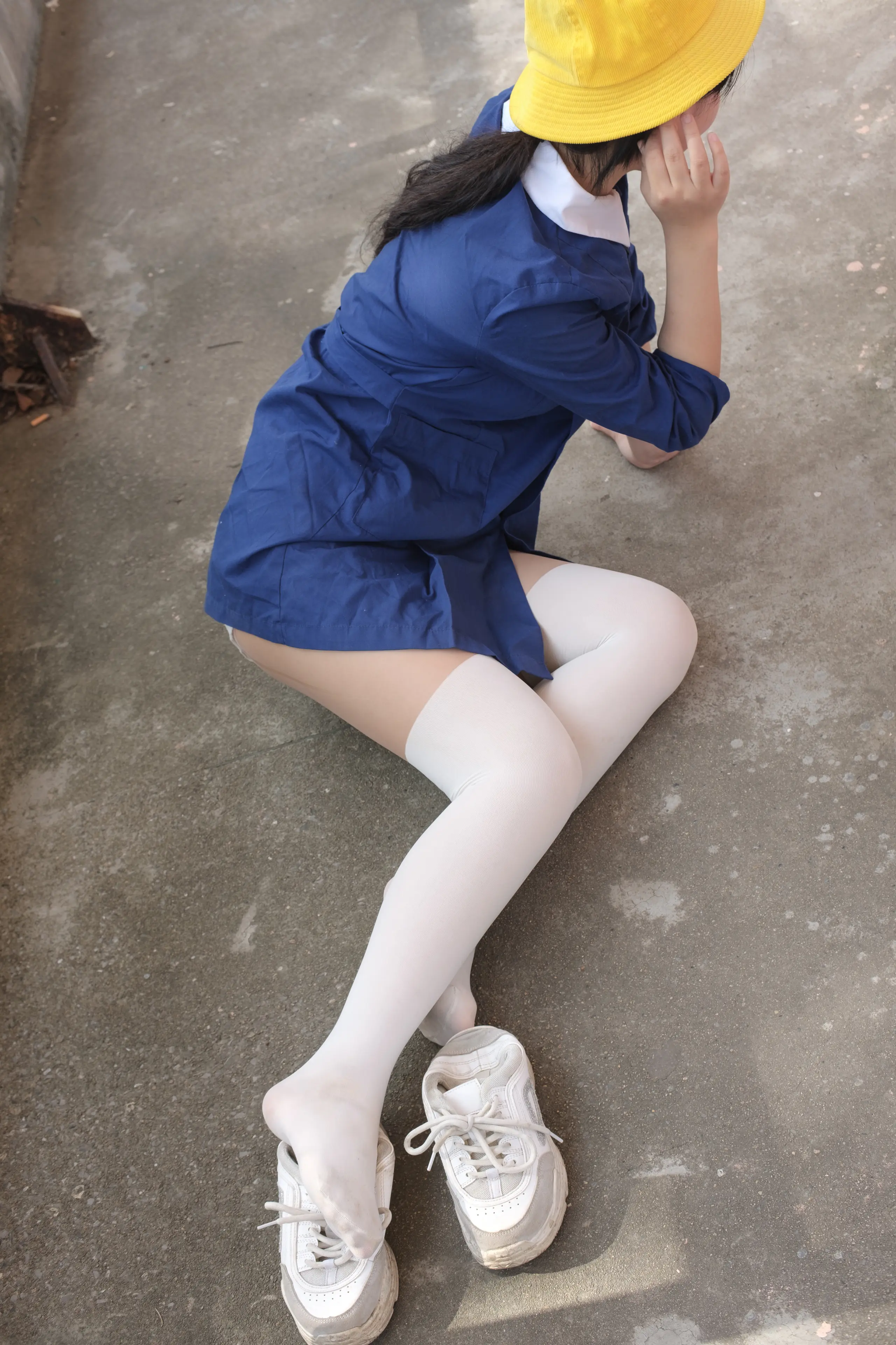 森萝财团 BETA JK白丝外拍 [57P]