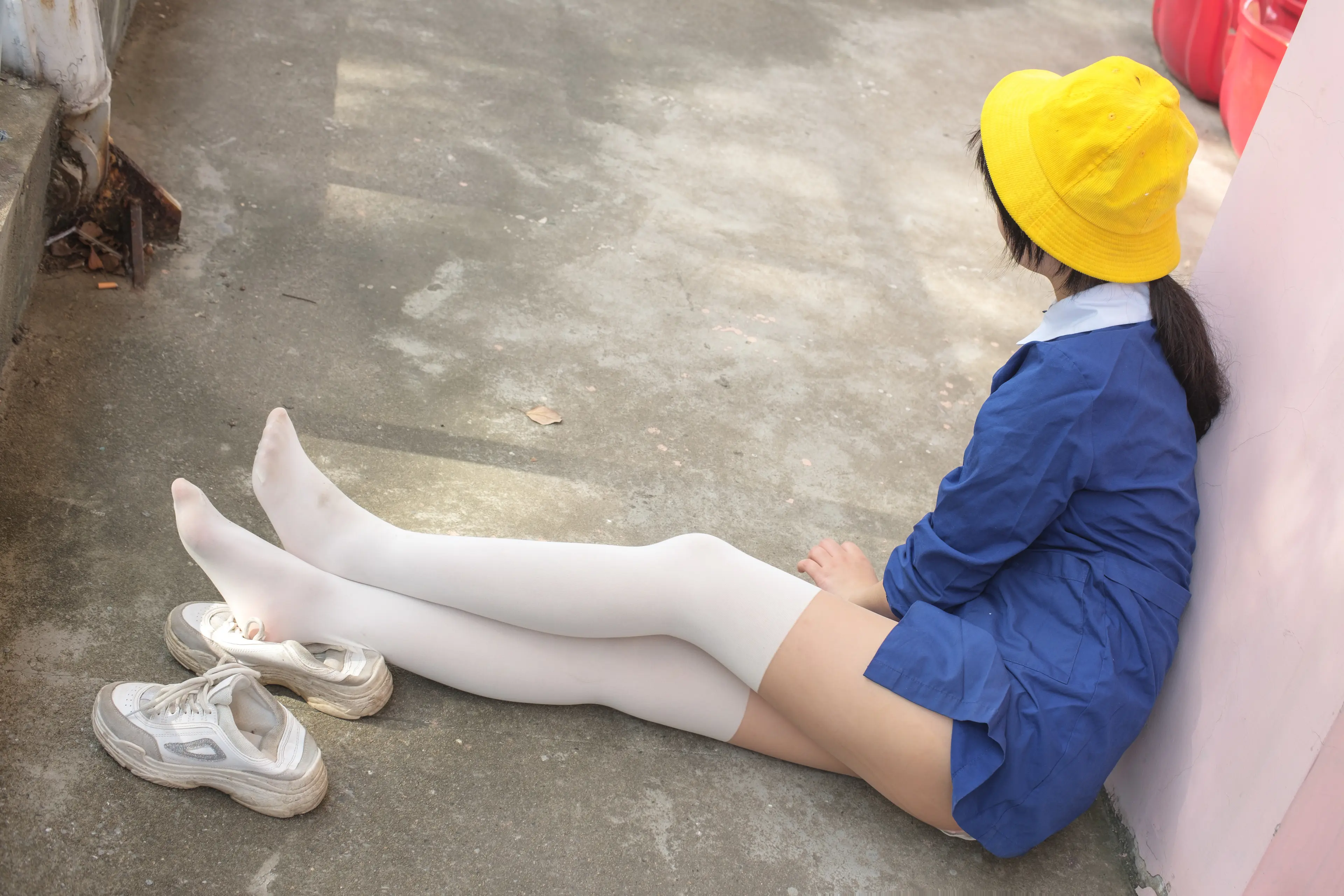 森萝财团 BETA JK白丝外拍 [57P]