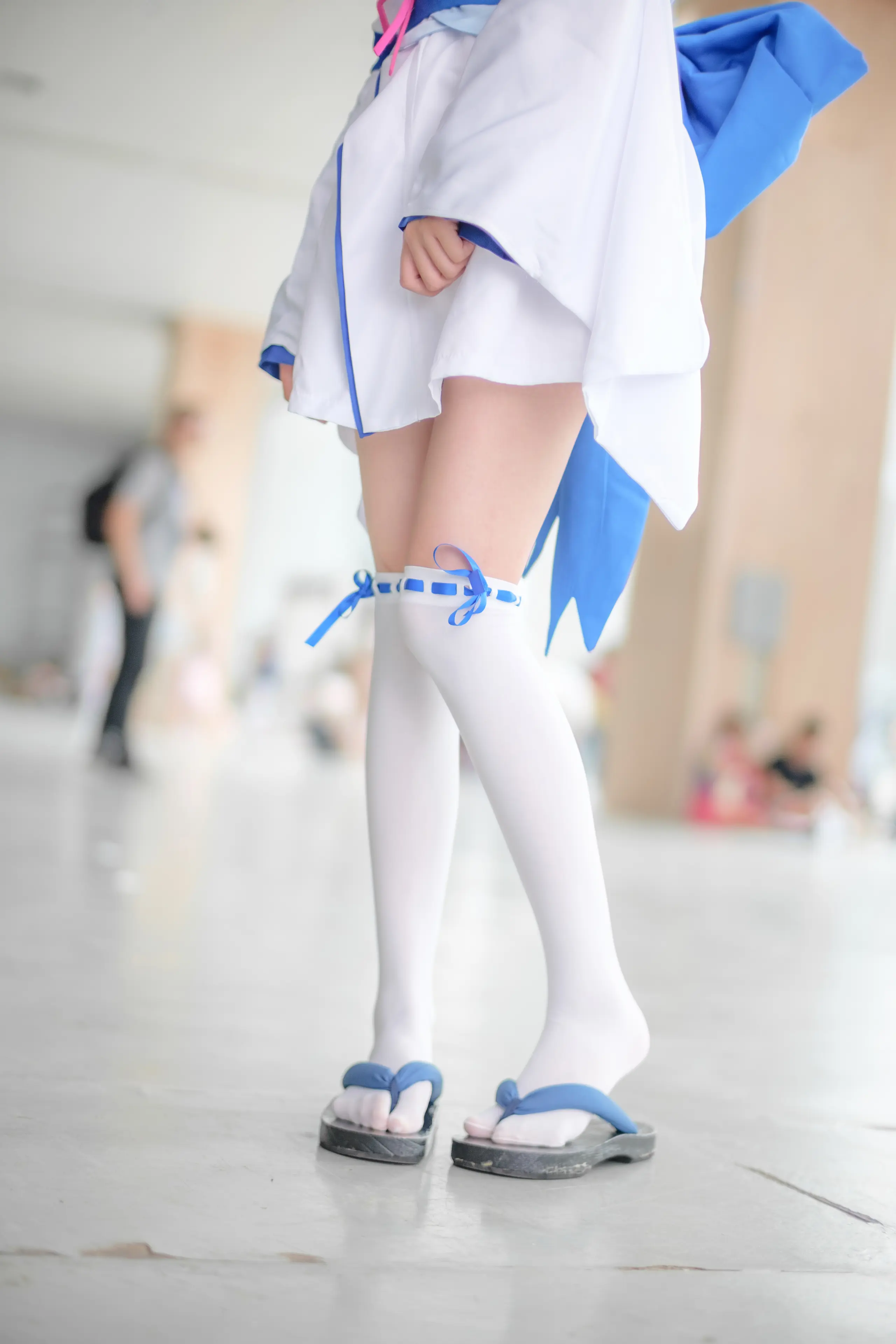 森萝财团 FREE 漫展cosplay白丝长腿特写 [15P]