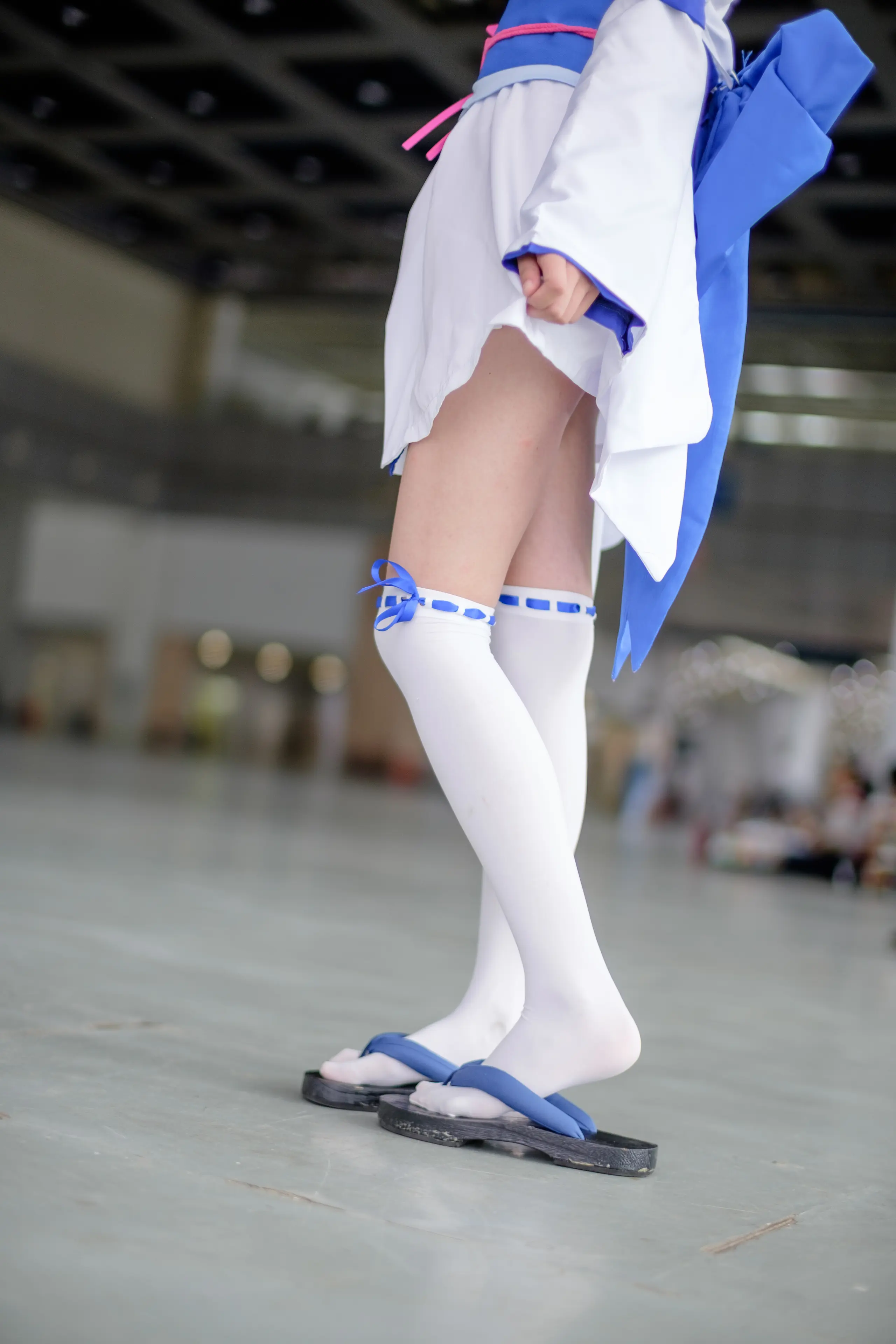 森萝财团 FREE 漫展cosplay白丝长腿特写 [15P]