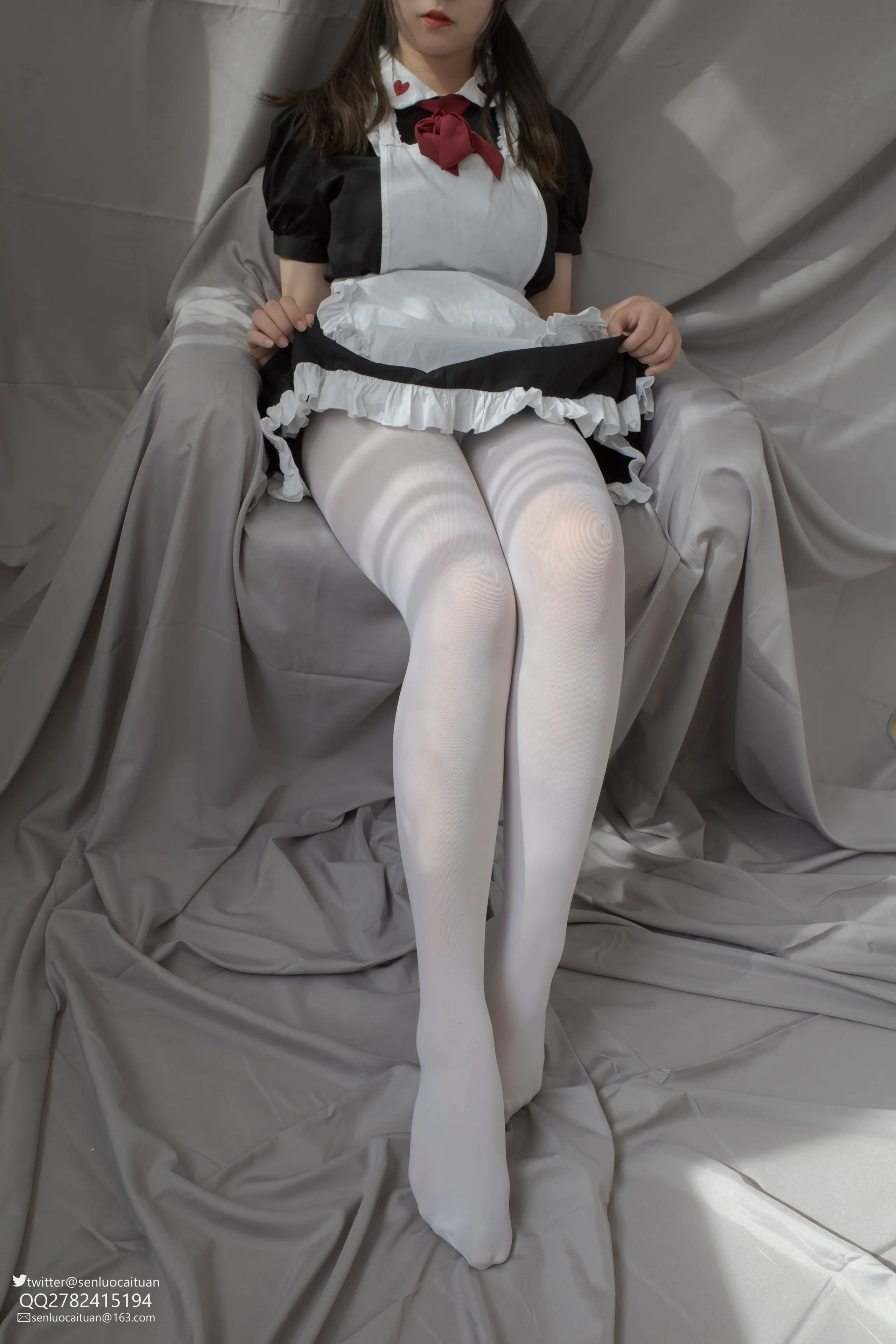 森萝财团 GG-002 离洛 黑白女仆 [101P]