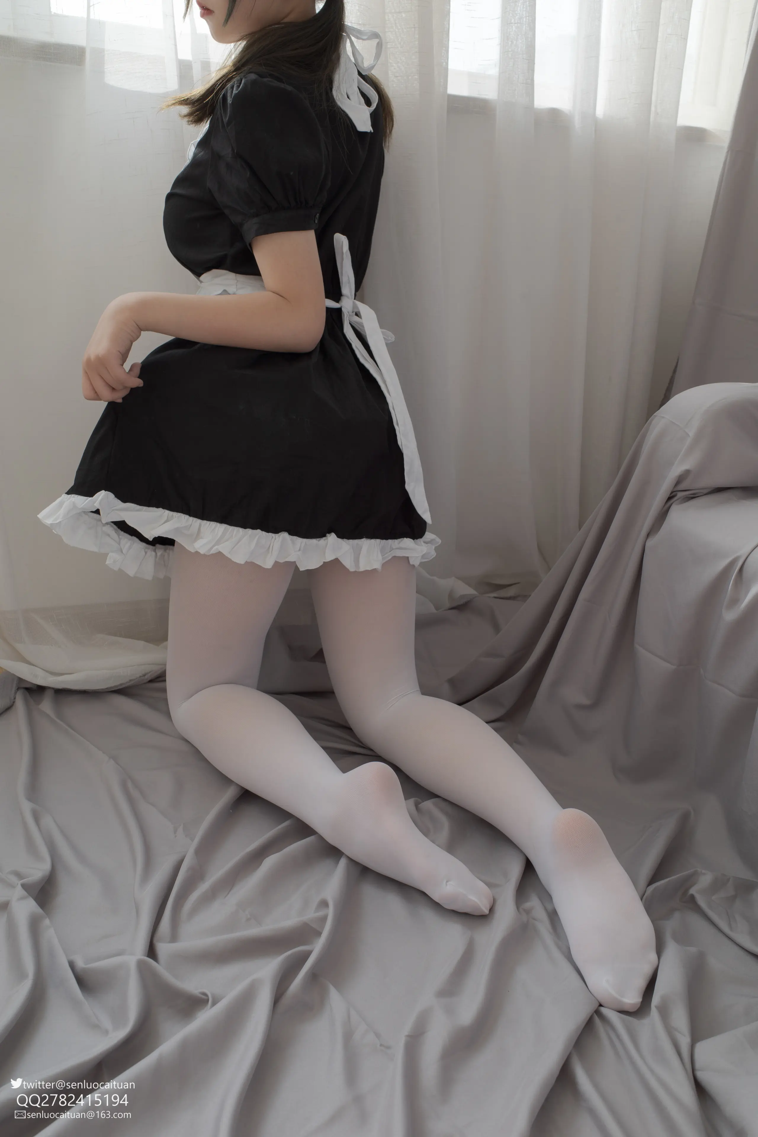 森萝财团 GG-002 离洛 黑白女仆 [101P]