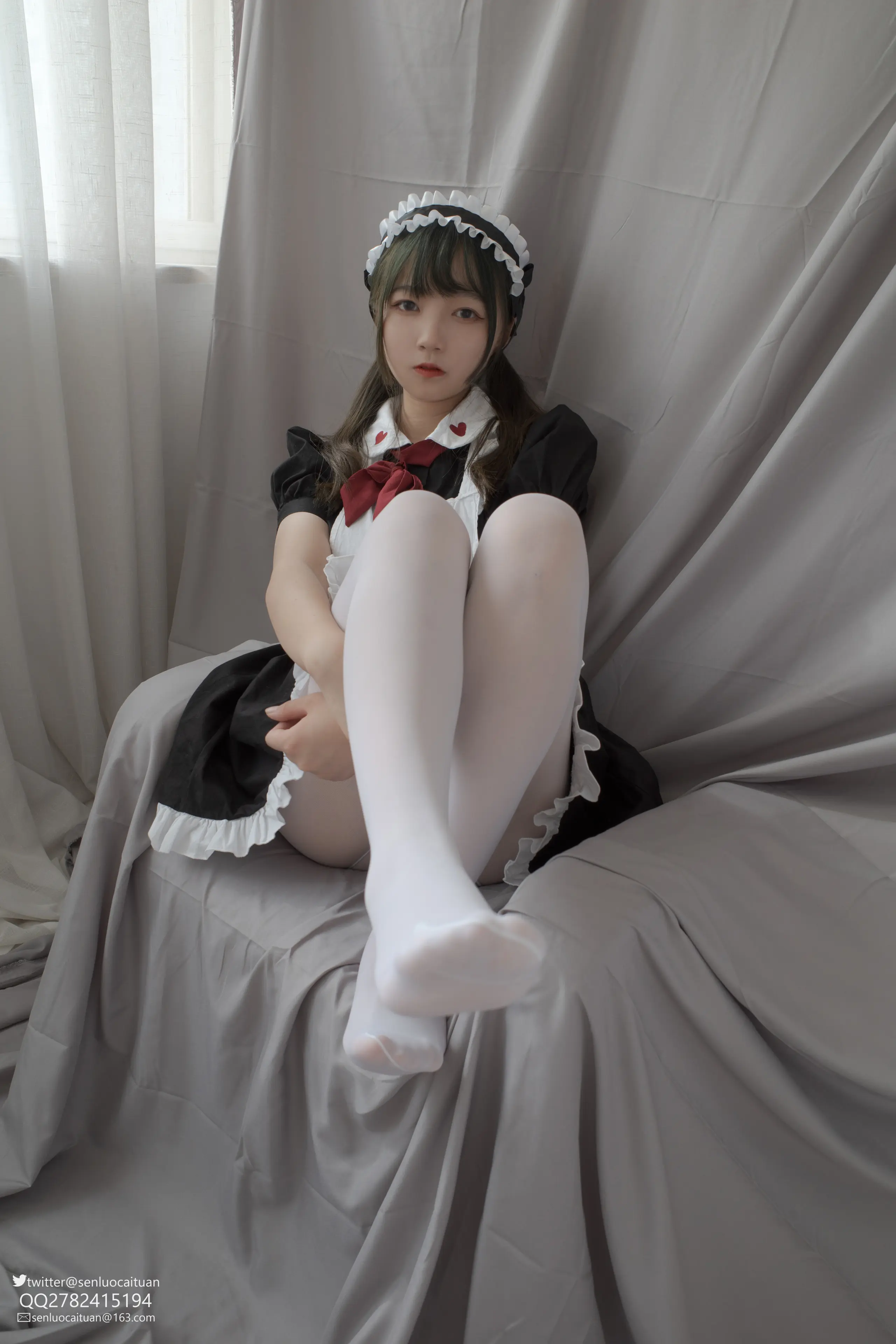 森萝财团 GG-002 离洛 黑白女仆 [101P]