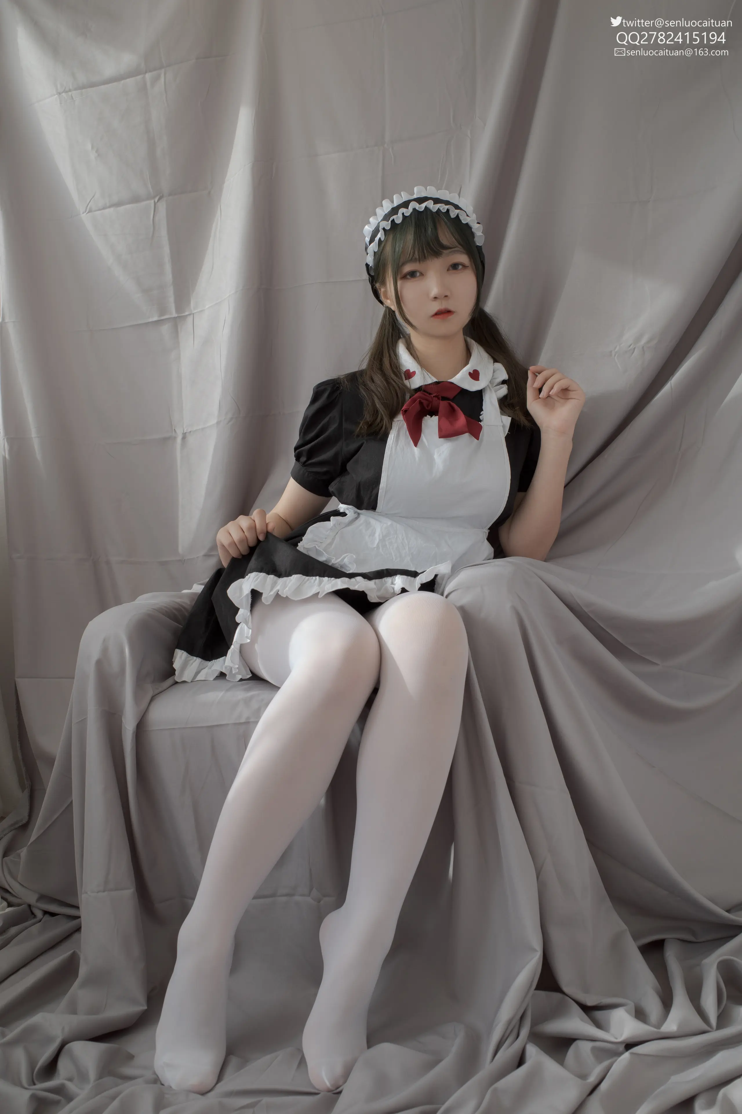 森萝财团 GG-002 离洛 黑白女仆 [101P]