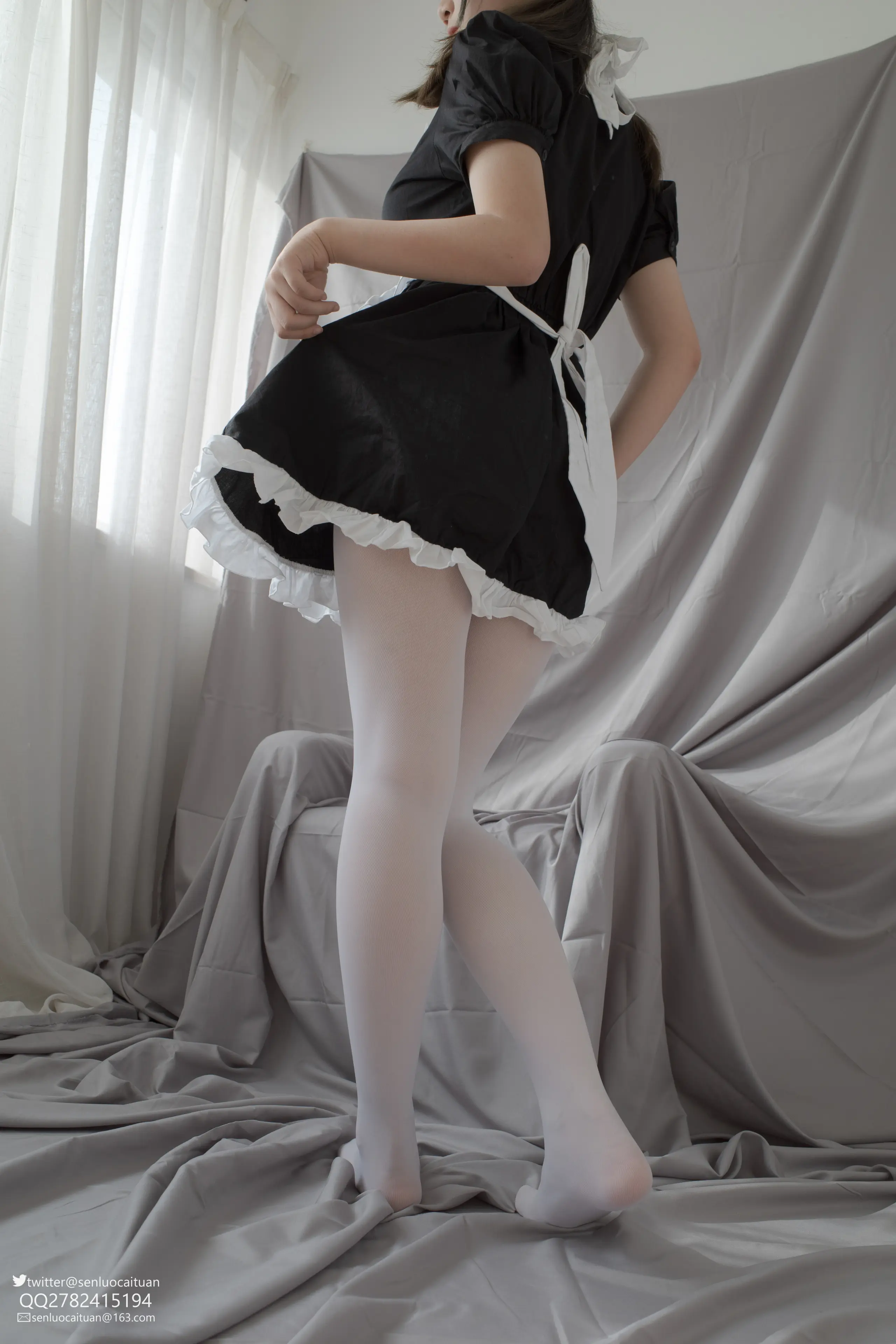 森萝财团 GG-002 离洛 黑白女仆 [101P]