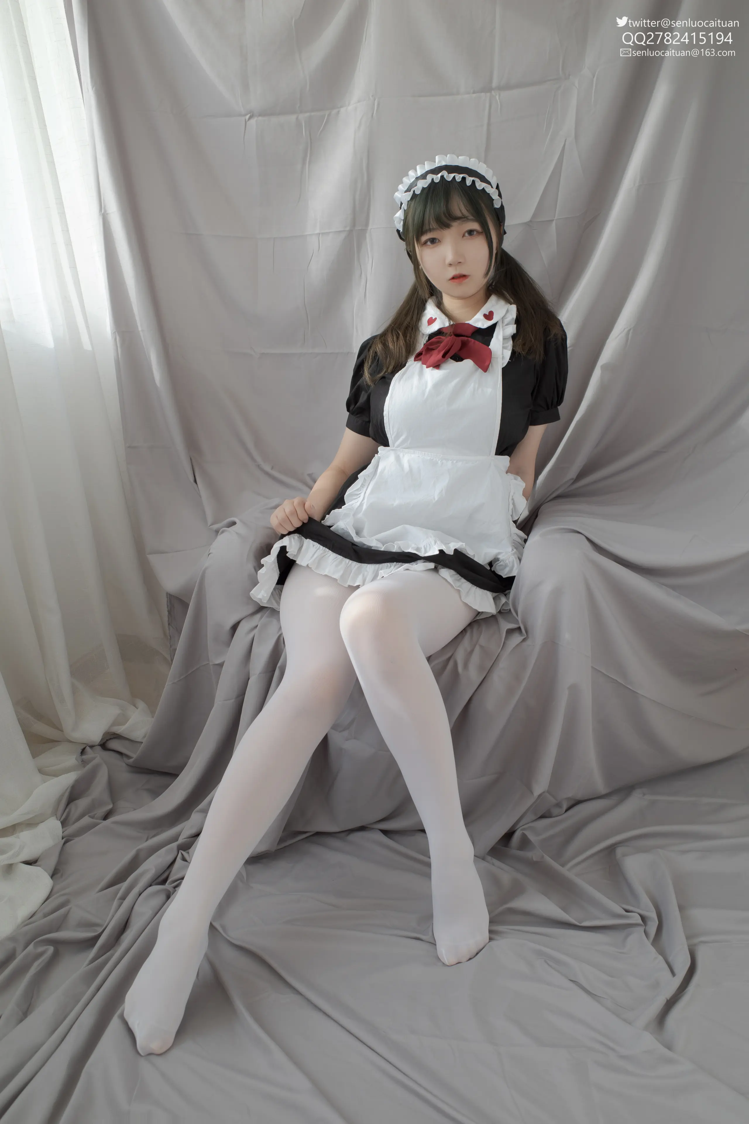 森萝财团 GG-002 离洛 黑白女仆 [101P]