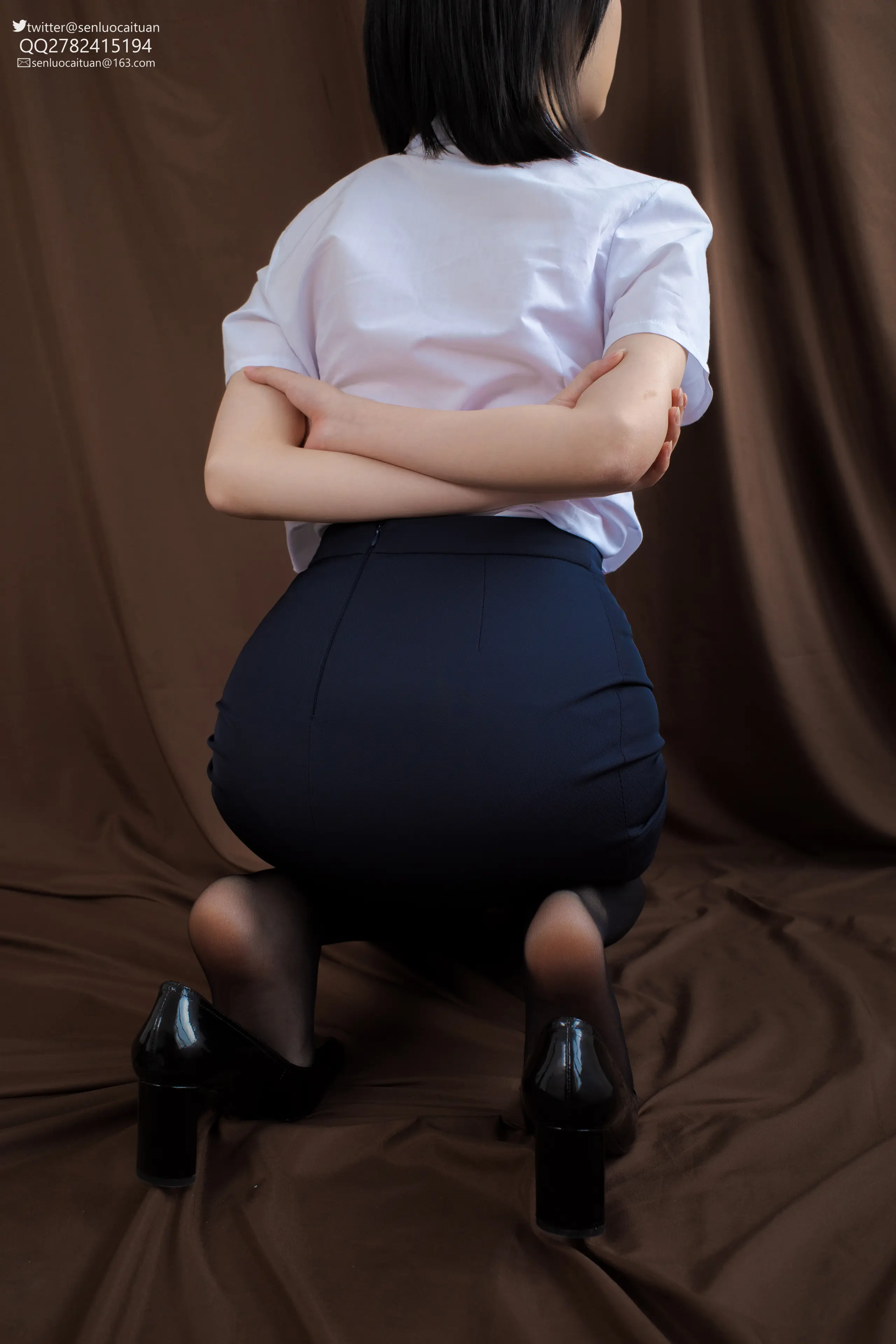 森萝财团 GG-004 匿名 ASMR 黑丝制服OL [115P]