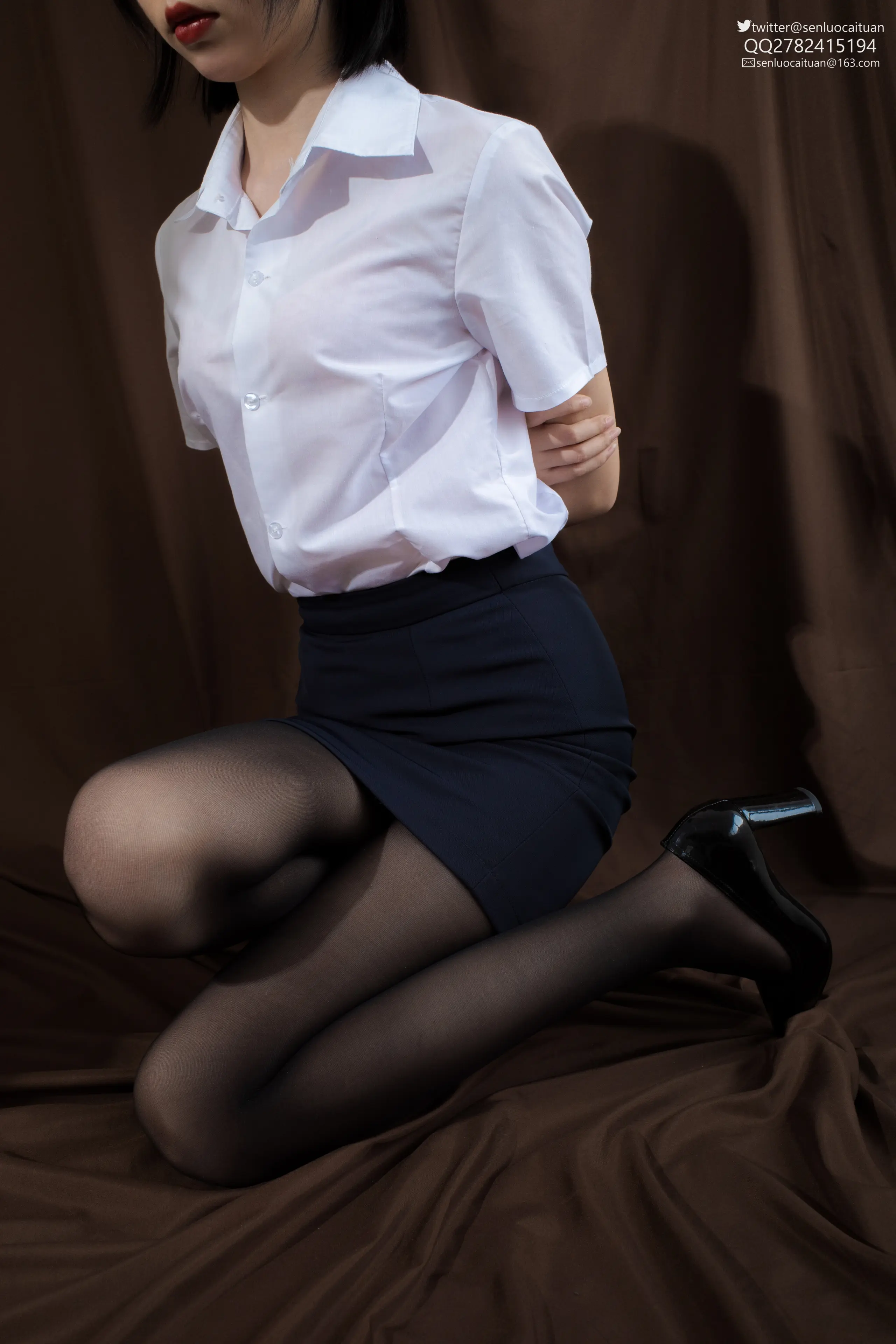 森萝财团 GG-004 匿名 ASMR 黑丝制服OL [115P]