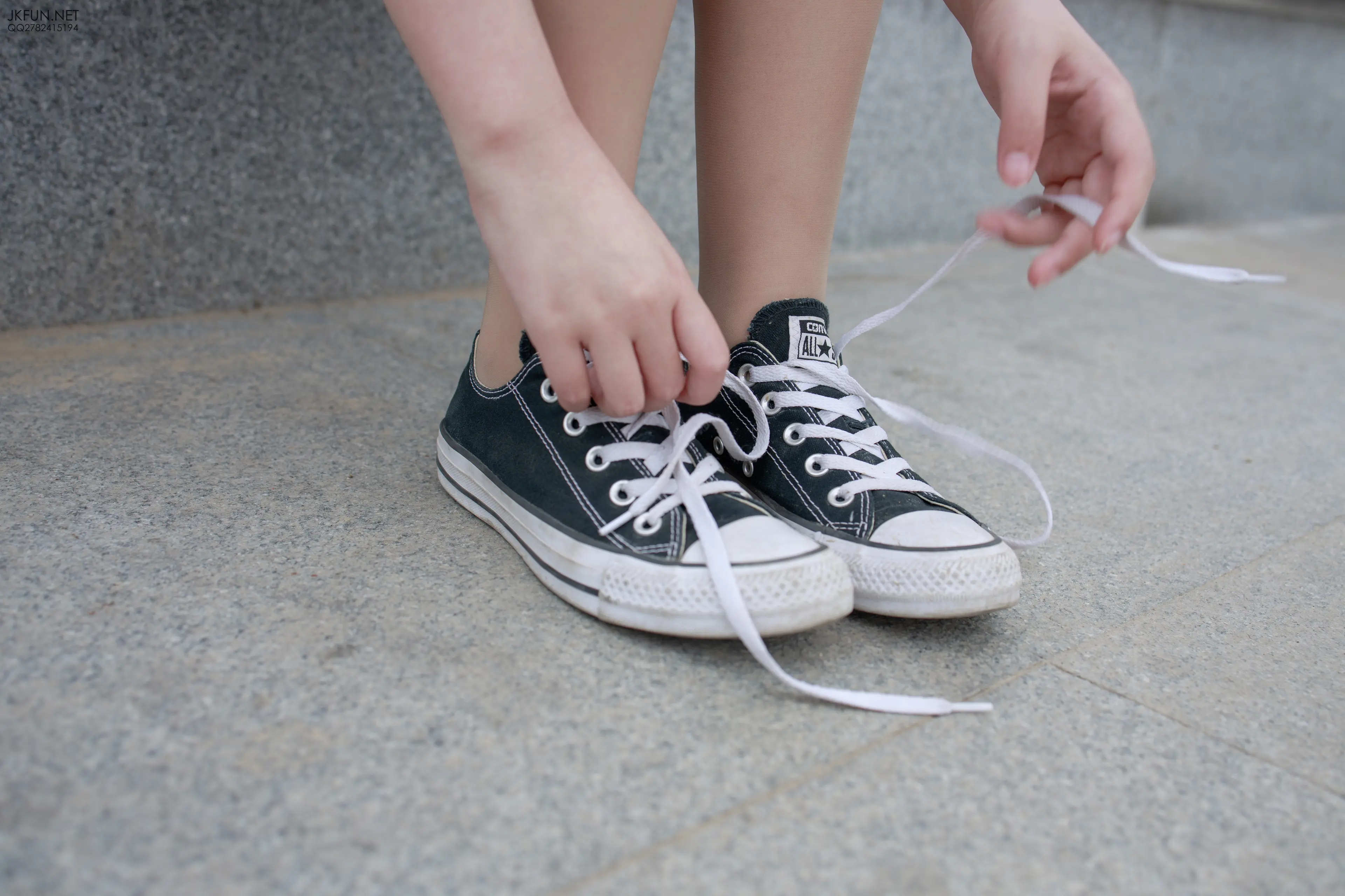 森萝财团 JKFUN 卉子 10D肉丝&裹腿 [116P]