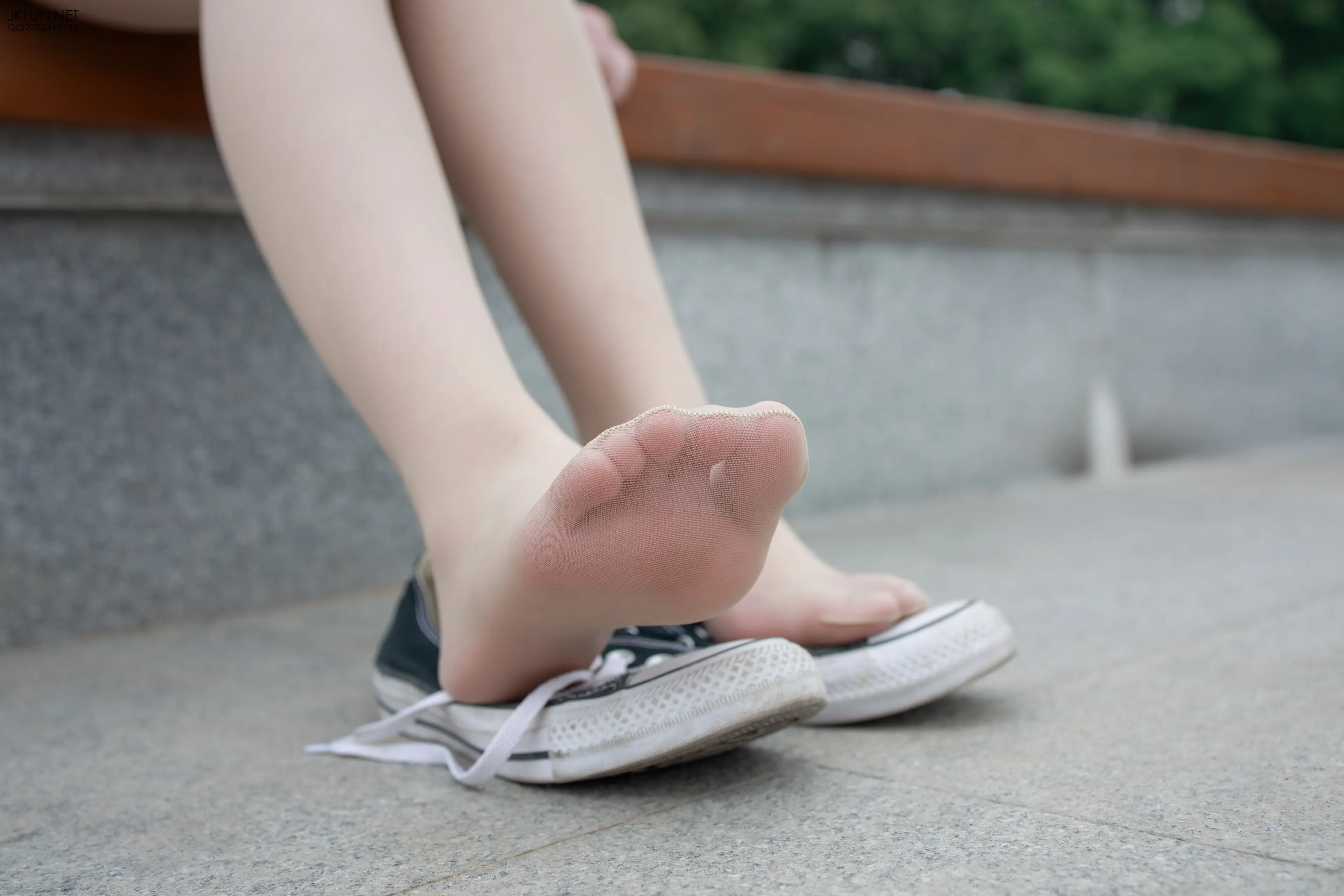 森萝财团 JKFUN 卉子 10D肉丝&裹腿 [116P]