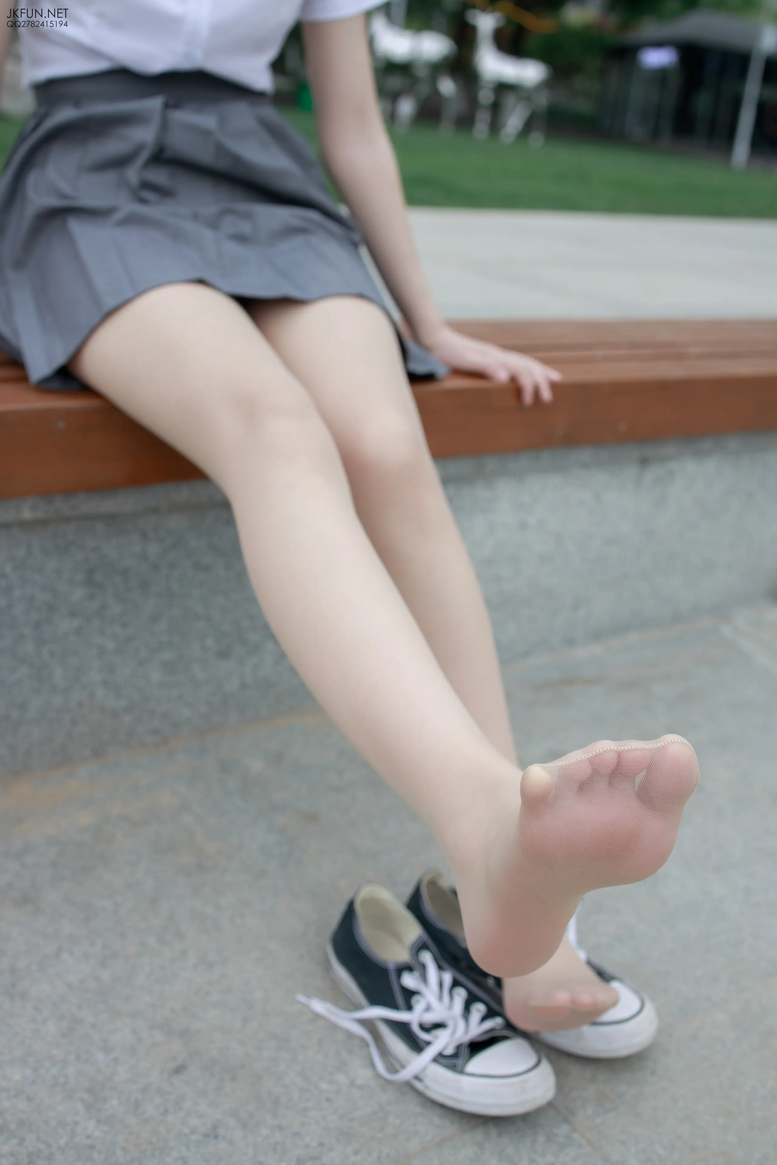 森萝财团 JKFUN 卉子 10D肉丝&裹腿 [116P]