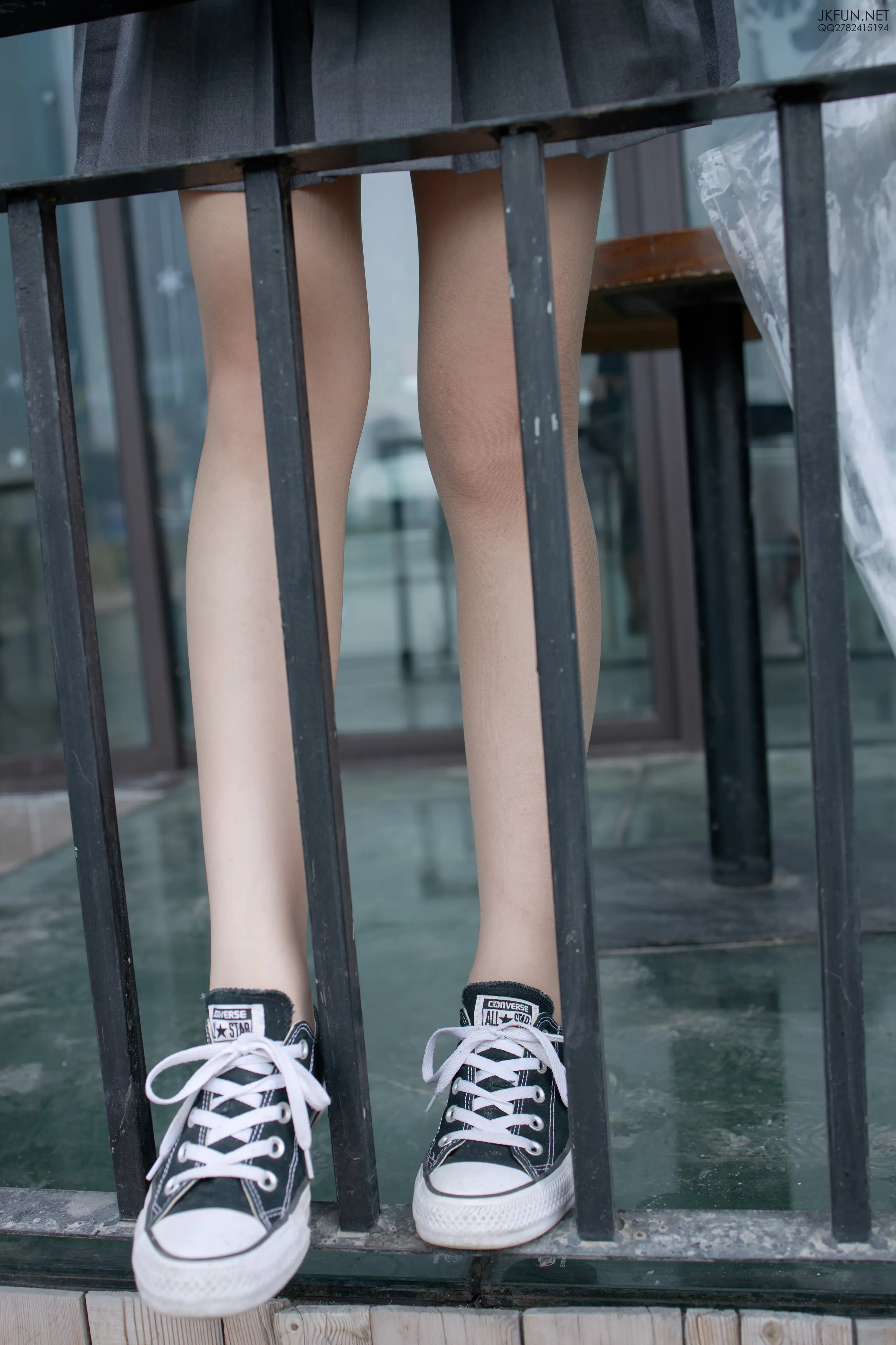 森萝财团 JKFUN 卉子 10D肉丝&裹腿 [116P]