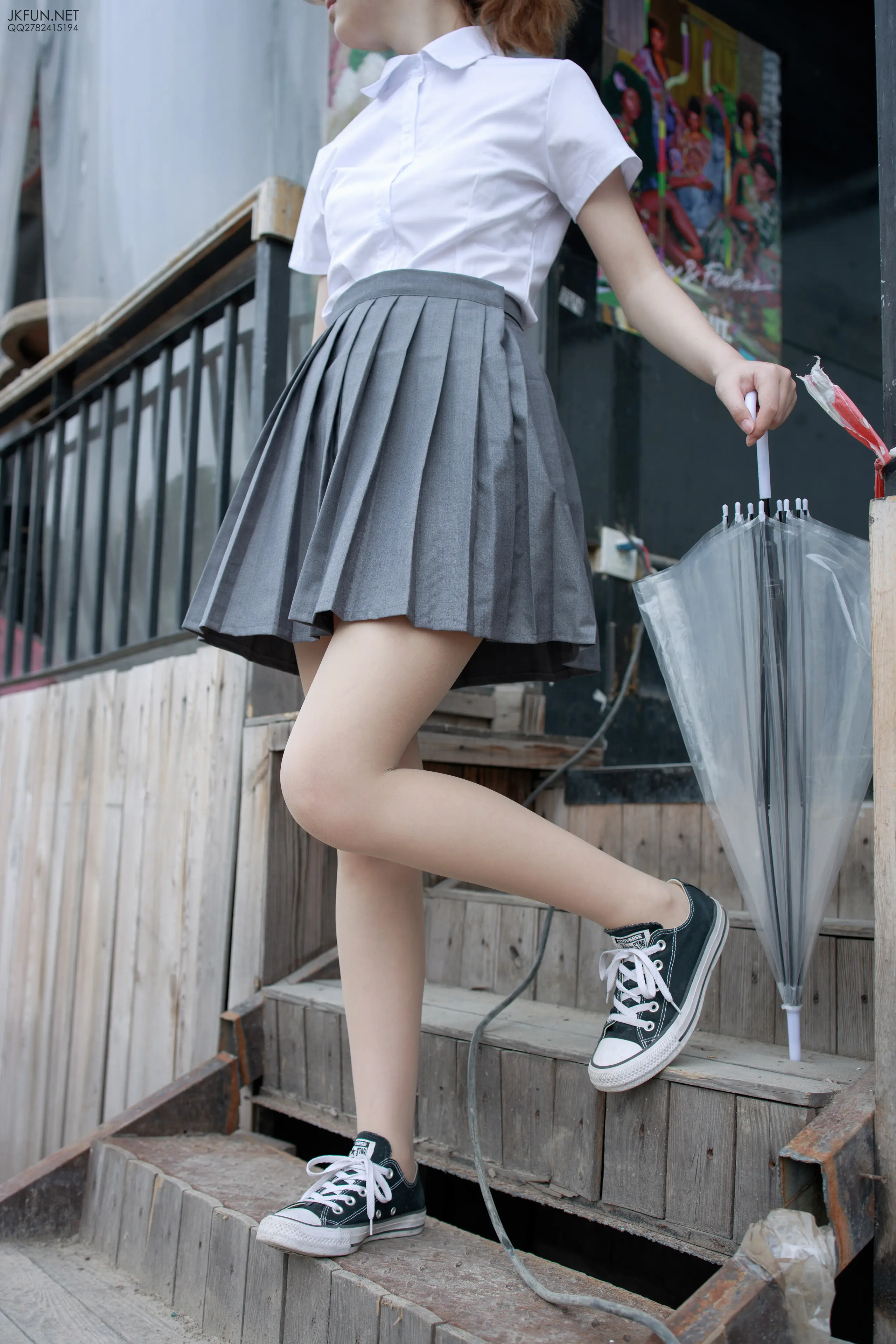 森萝财团 JKFUN 卉子 10D肉丝&裹腿 [116P]