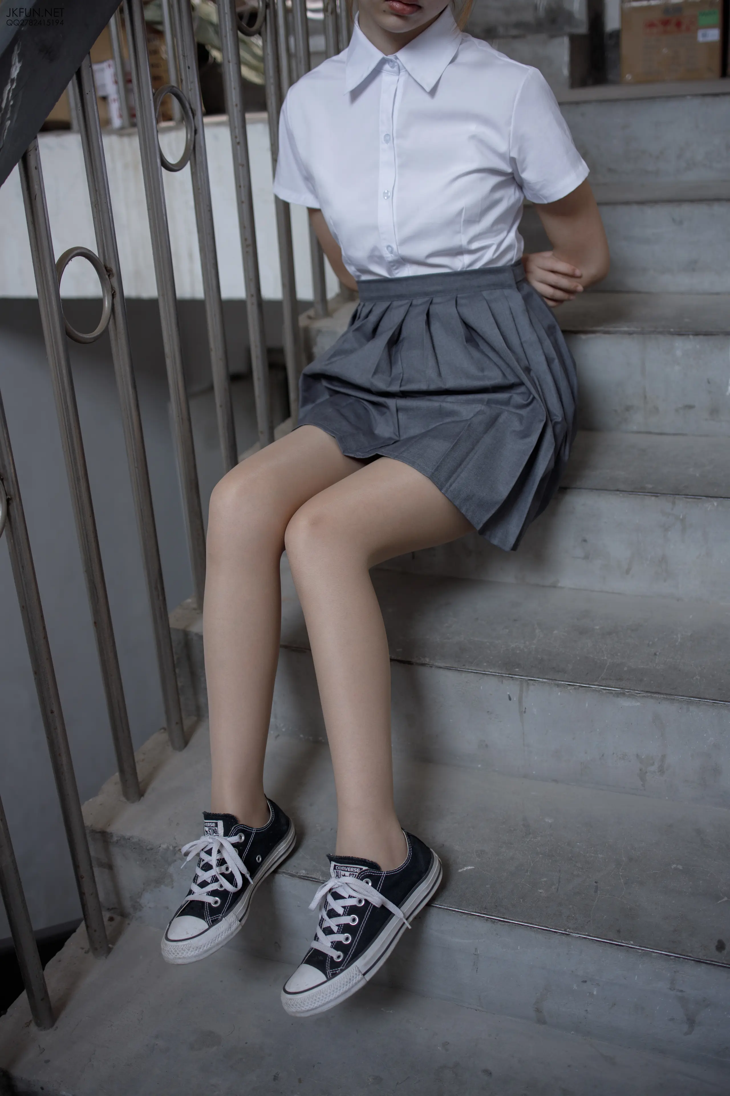 森萝财团 JKFUN 卉子 10D肉丝&裹腿 [116P]