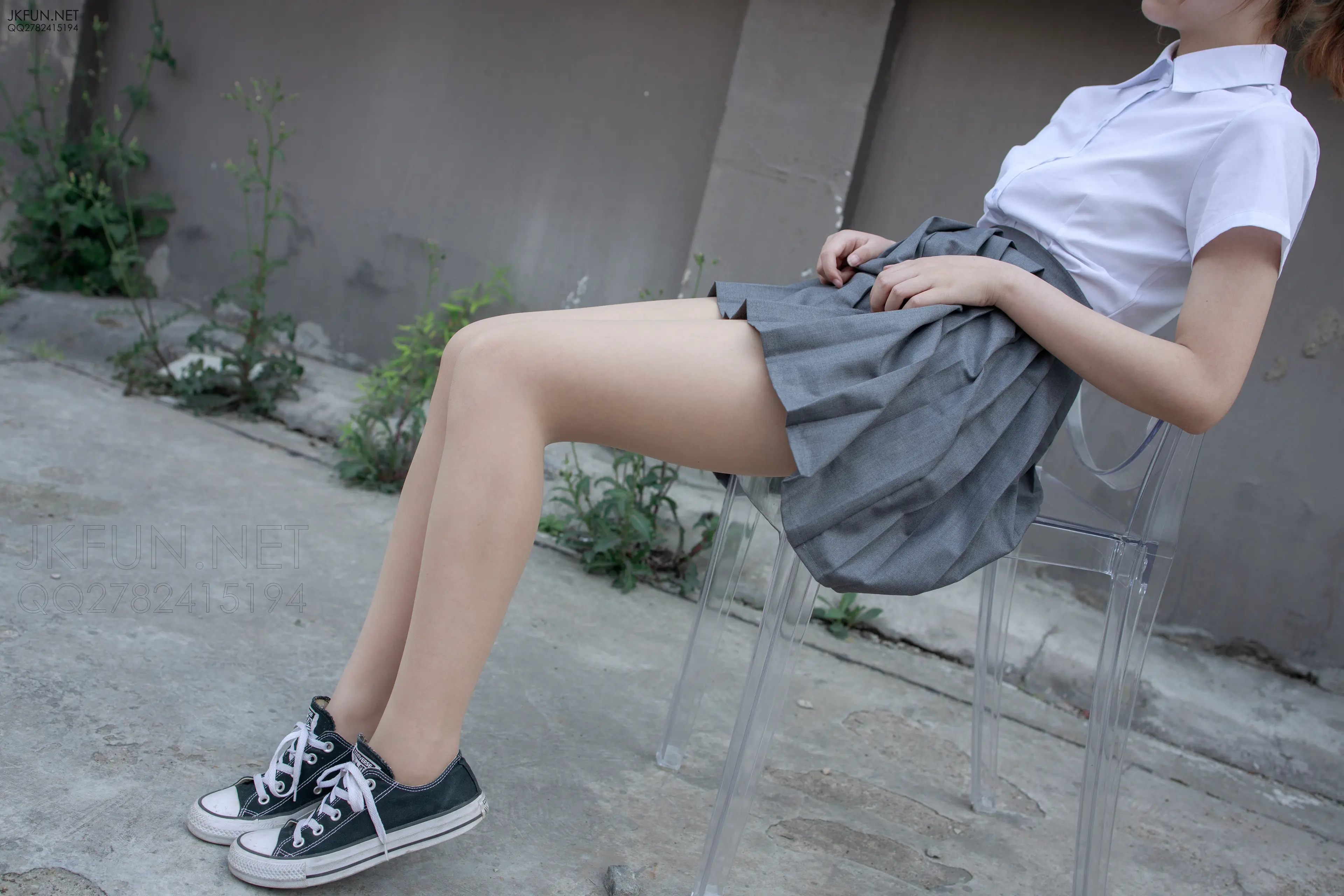 森萝财团 JKFUN 卉子 10D肉丝&裹腿 [116P]