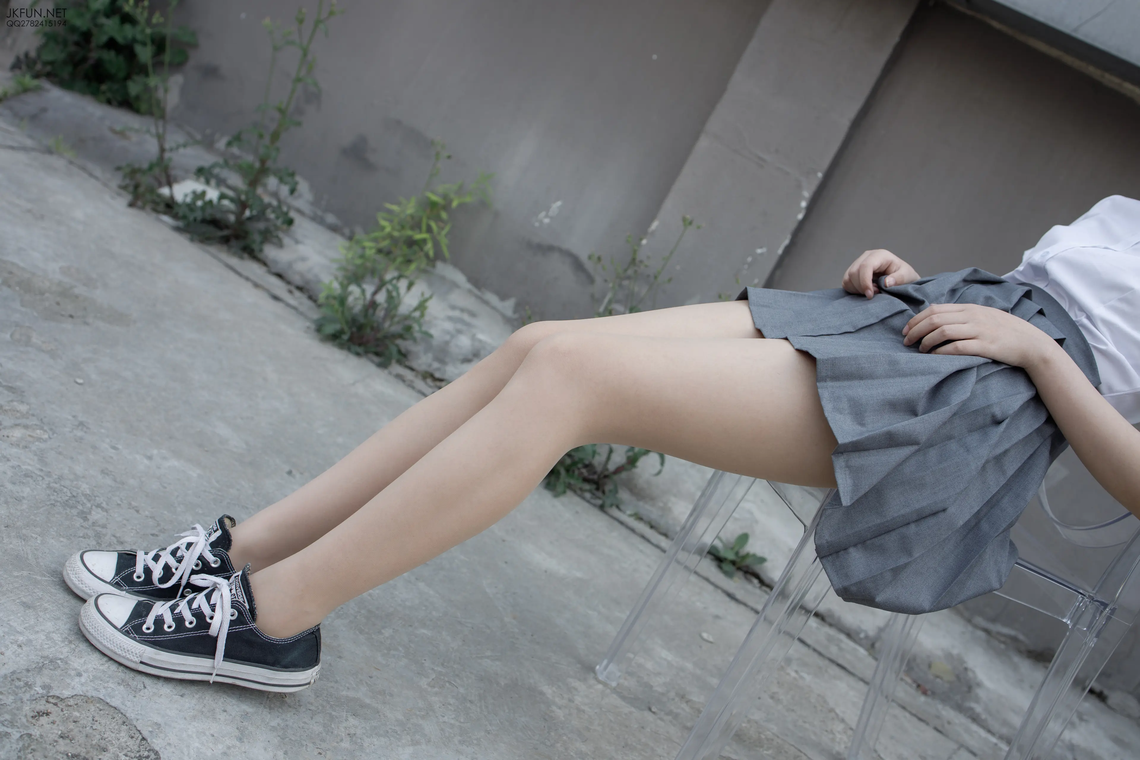 森萝财团 JKFUN 卉子 10D肉丝&裹腿 [116P]