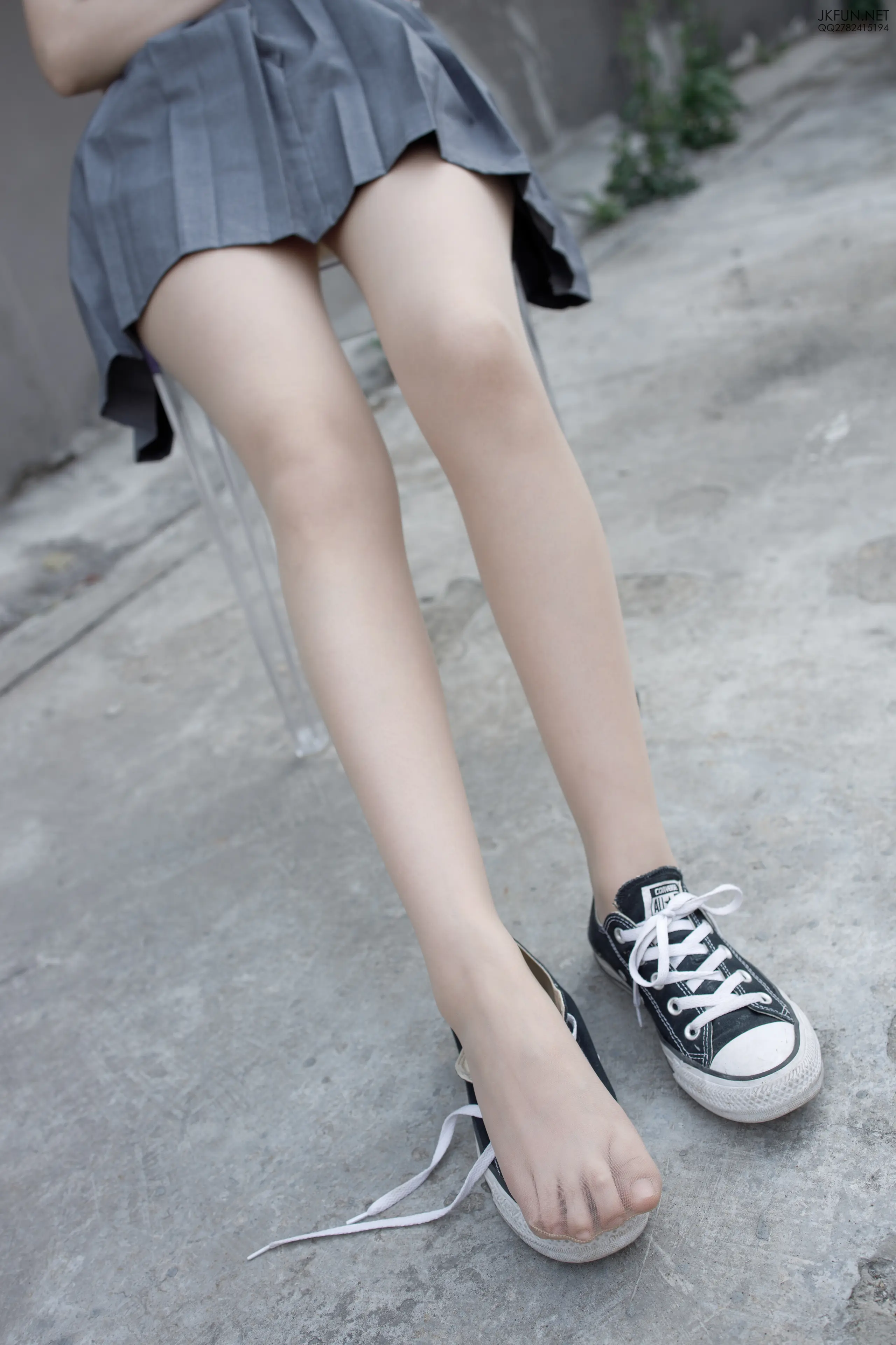 森萝财团 JKFUN 卉子 10D肉丝&裹腿 [116P]