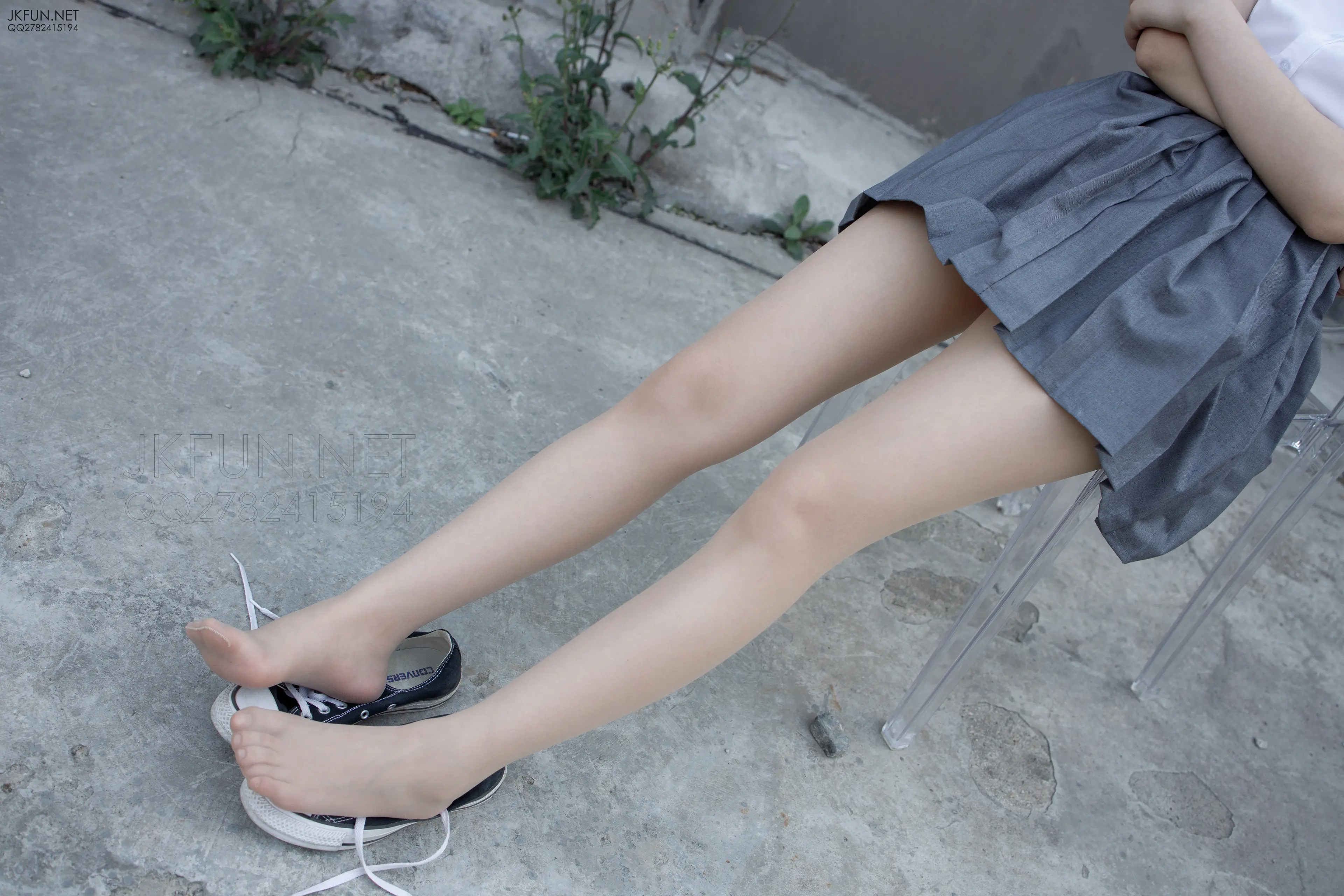 森萝财团 JKFUN 卉子 10D肉丝&裹腿 [116P]