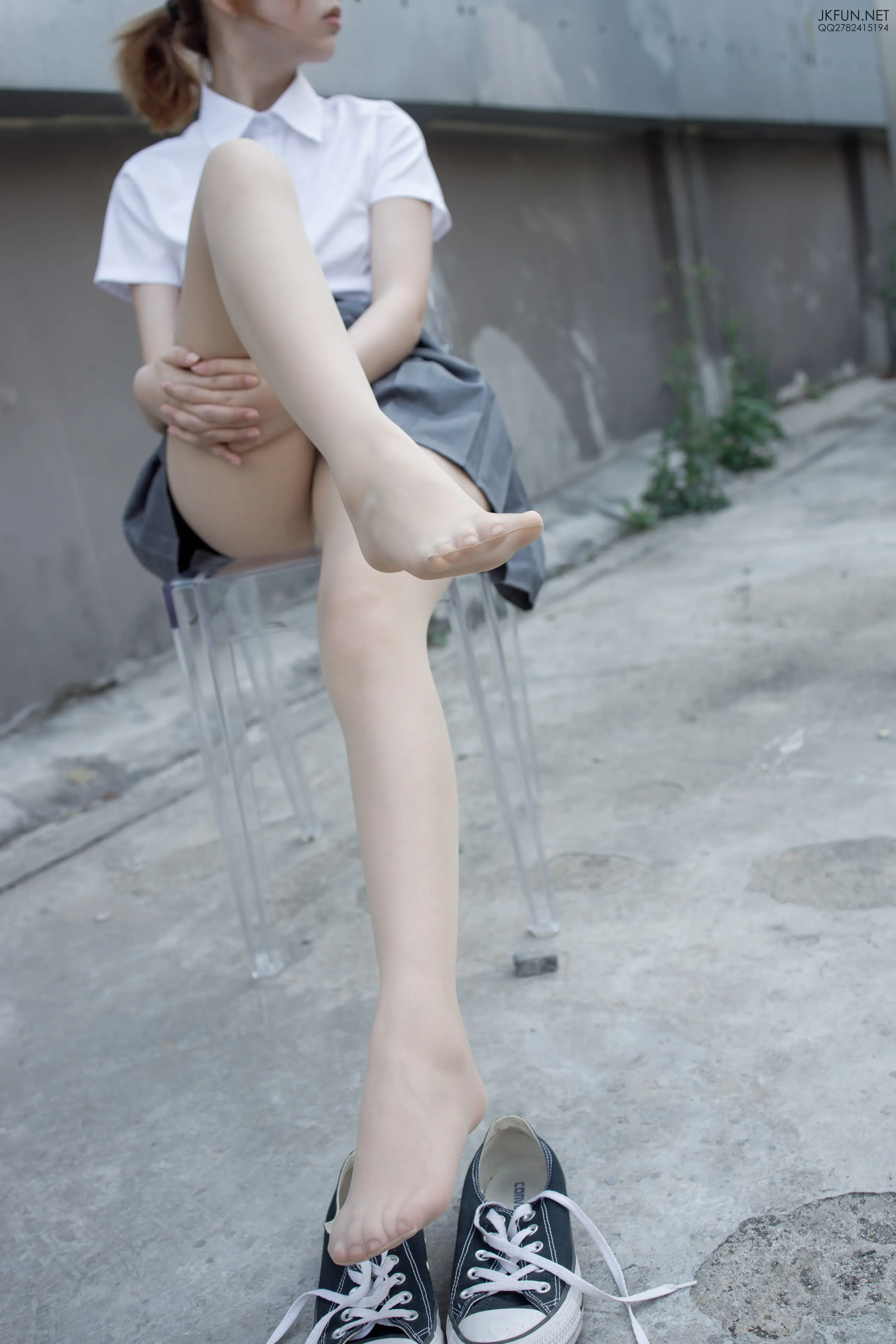 森萝财团 JKFUN 卉子 10D肉丝&裹腿 [116P]