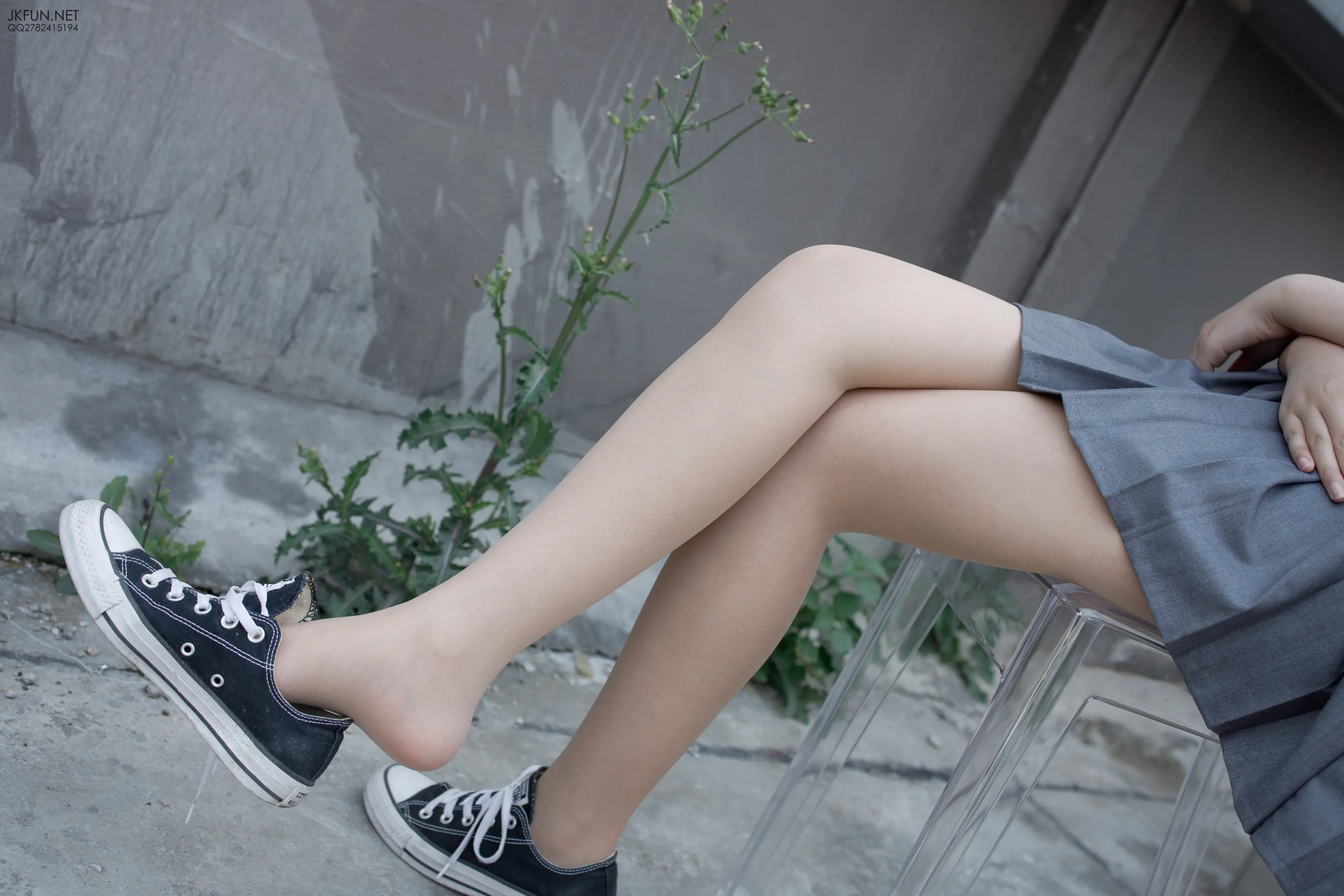 森萝财团 JKFUN 卉子 10D肉丝&裹腿 [116P]