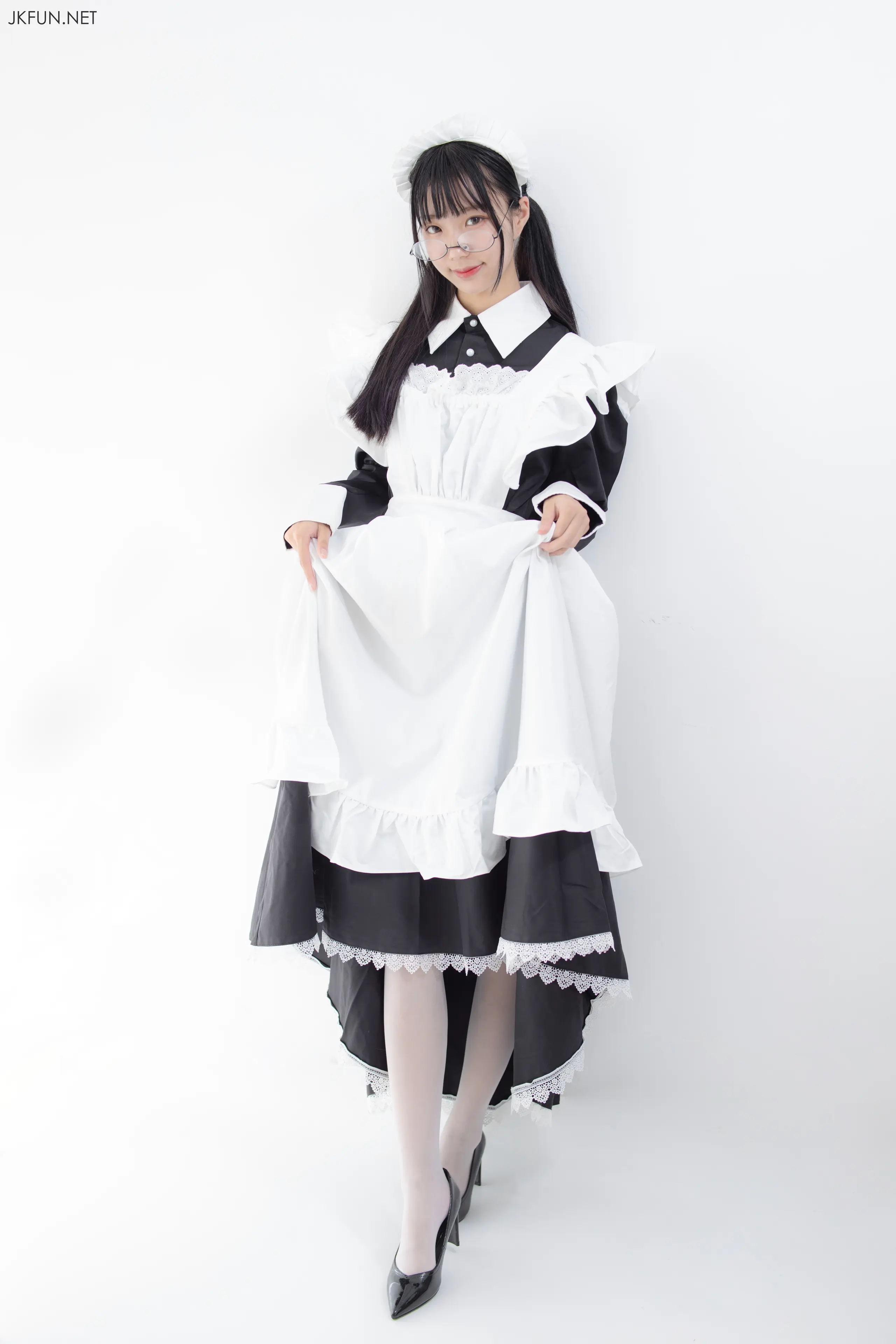 森萝财团 JKFUN 小梓 15D超薄白丝 [127P]