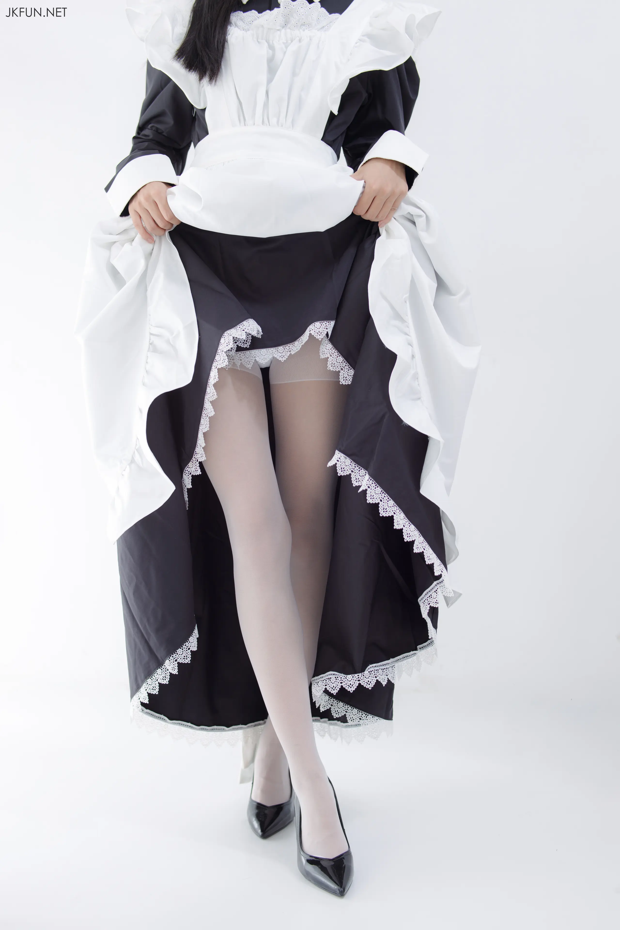 森萝财团 JKFUN 小梓 15D超薄白丝 [127P]