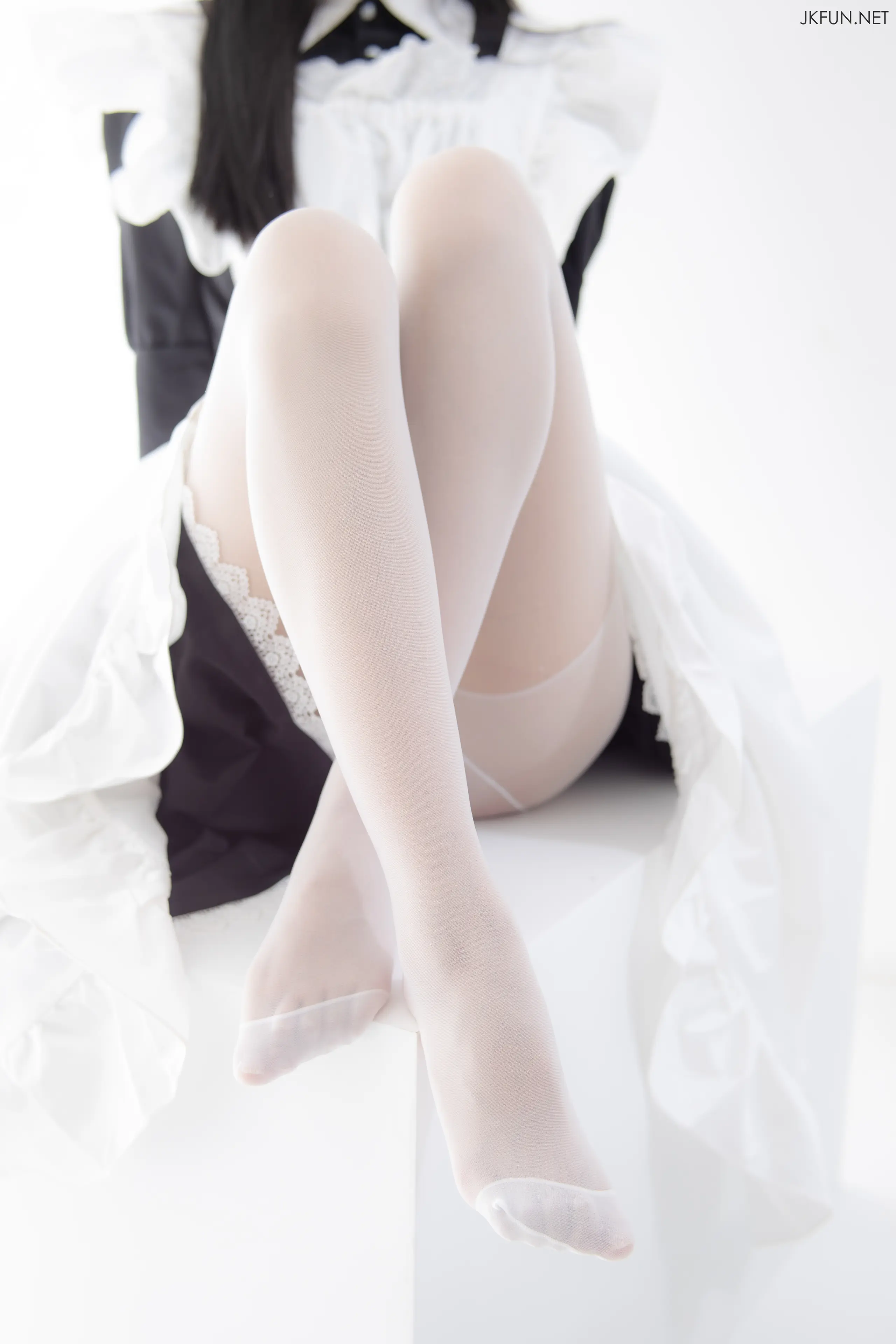 森萝财团 JKFUN 小梓 15D超薄白丝 [127P]