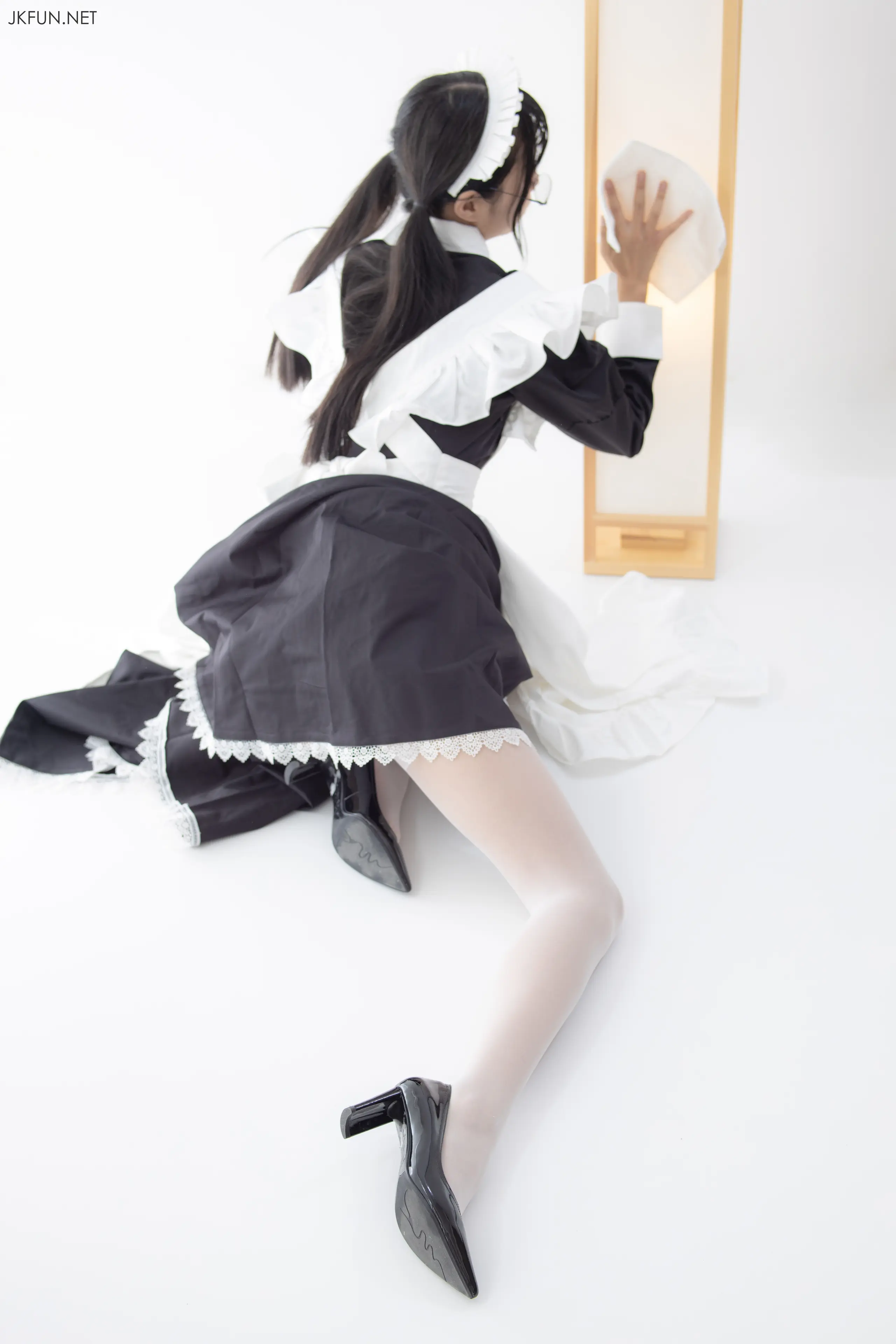 森萝财团 JKFUN 小梓 15D超薄白丝 [127P]