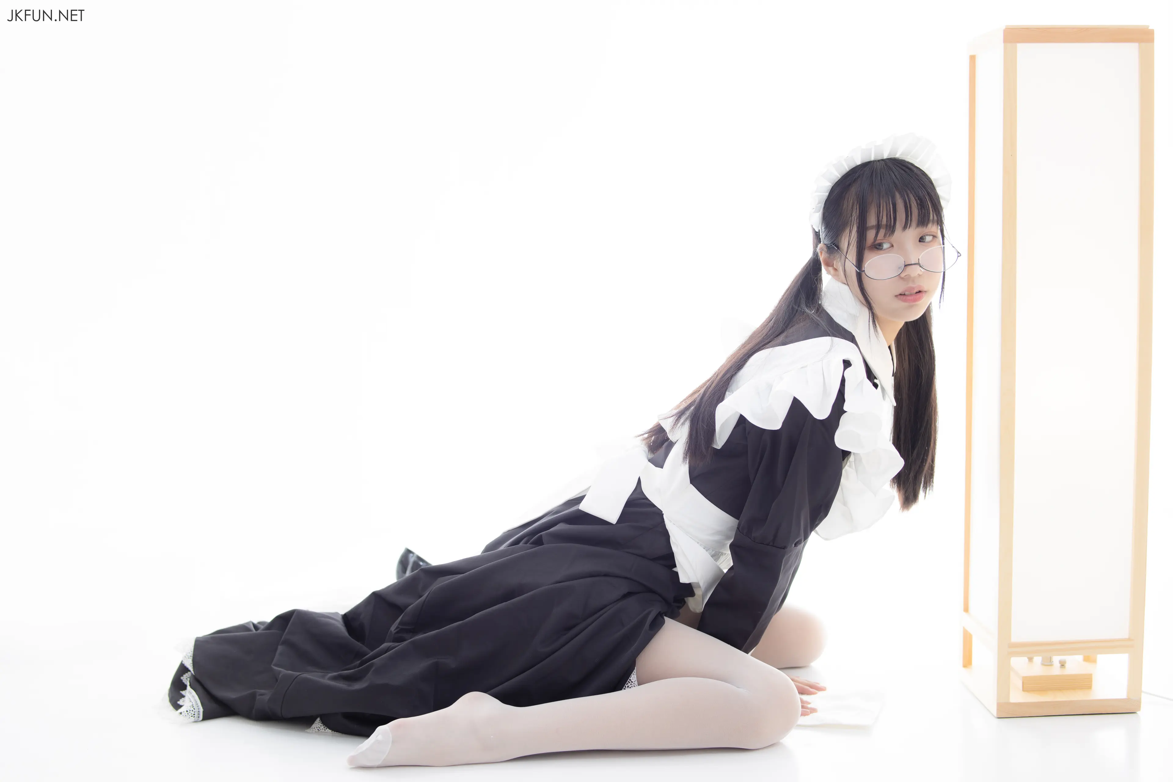 森萝财团 JKFUN 小梓 15D超薄白丝 [127P]