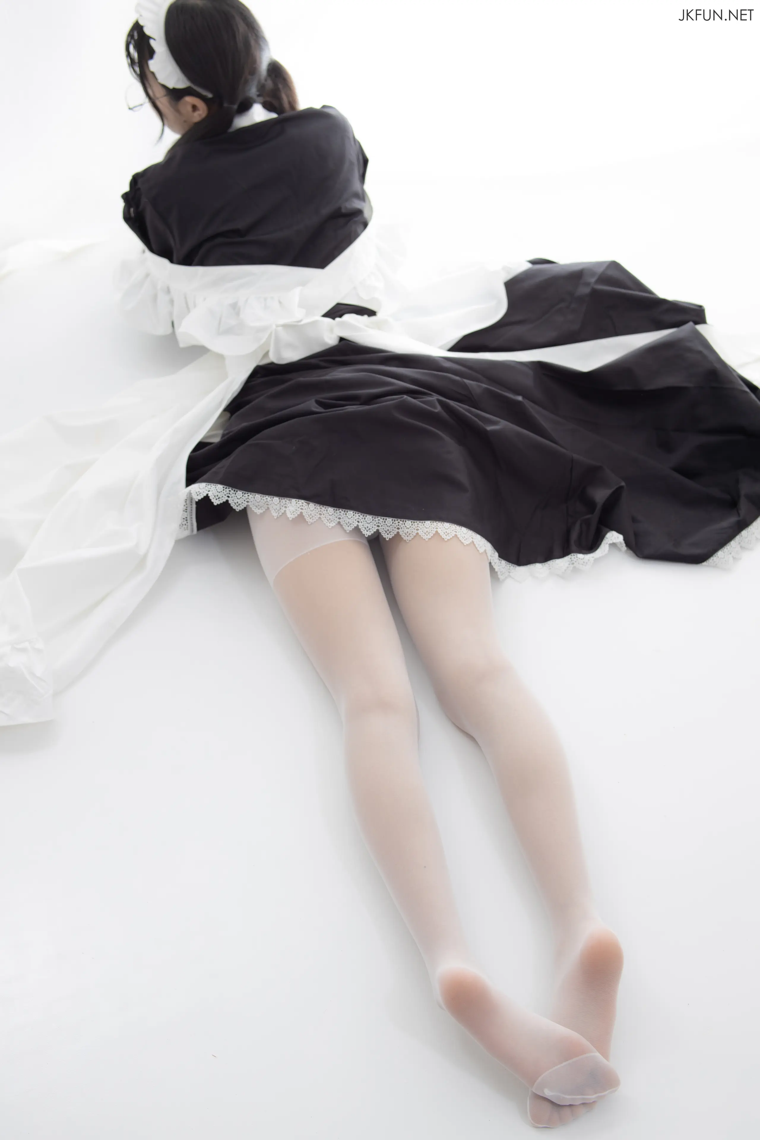 森萝财团 JKFUN 小梓 15D超薄白丝 [127P]