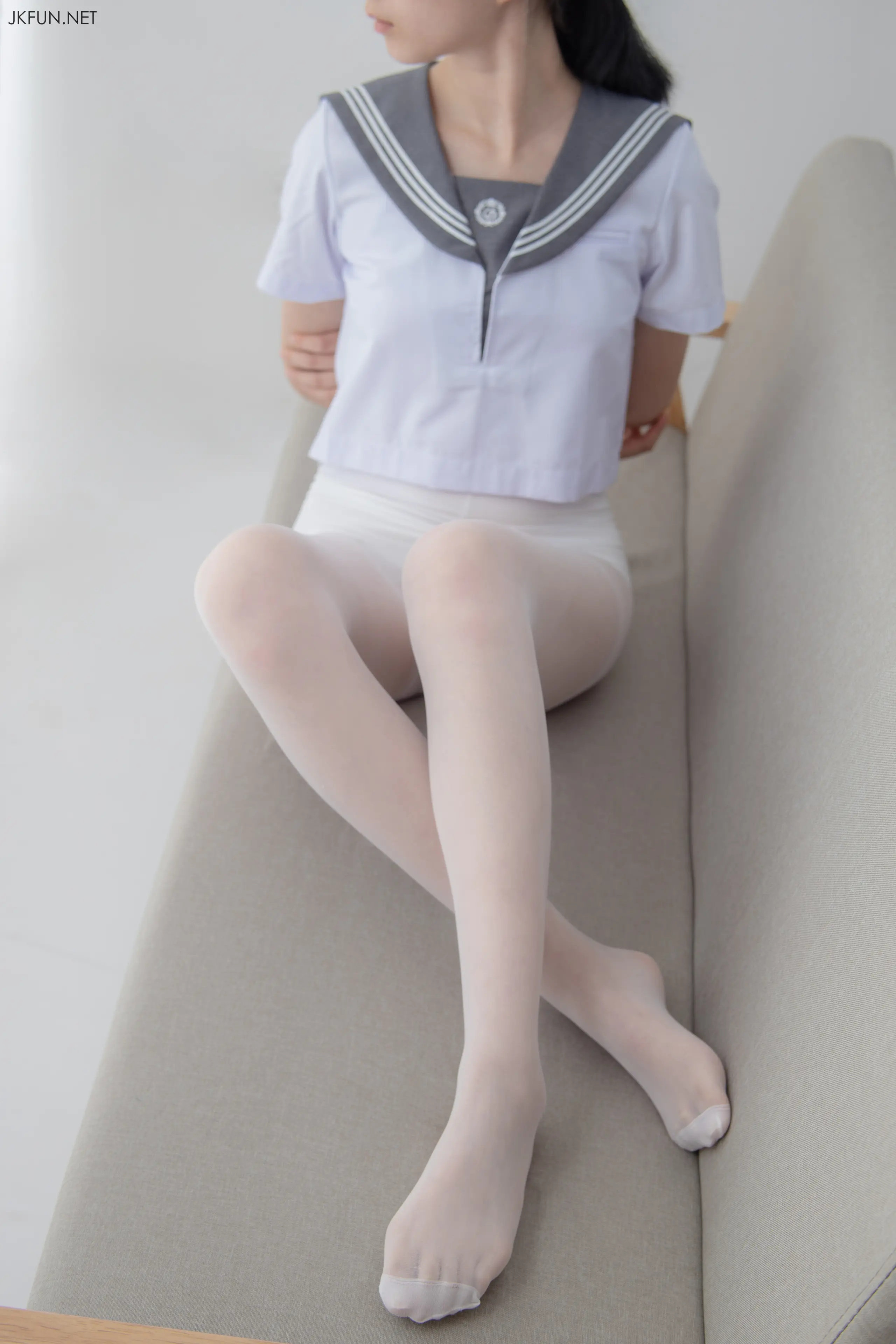 森萝财团 JKFUN 小青 15D超薄白丝 R16 [108P]