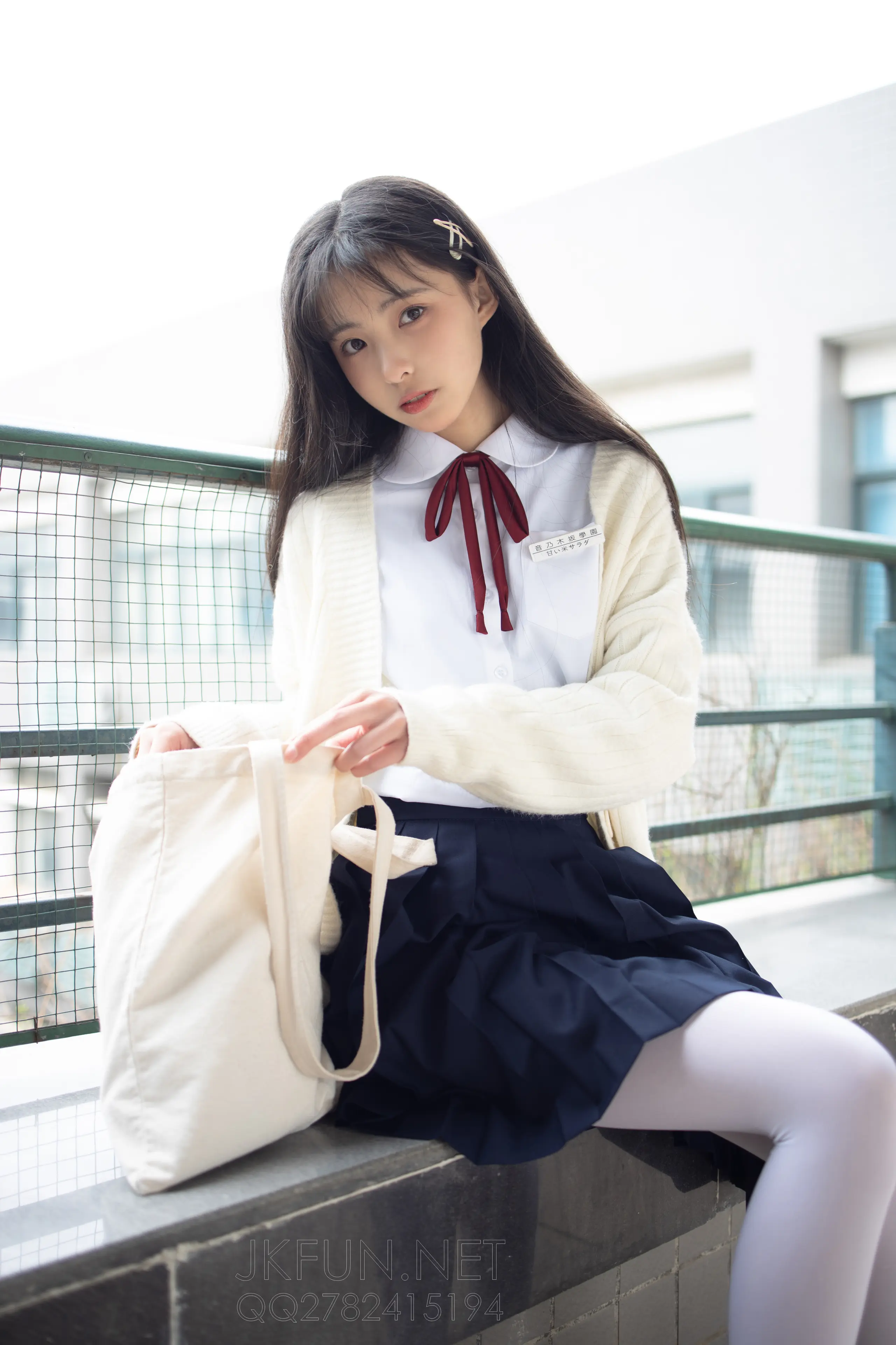 森萝财团 JKFUN 甜米 纯纯的白丝学妹 [127P]