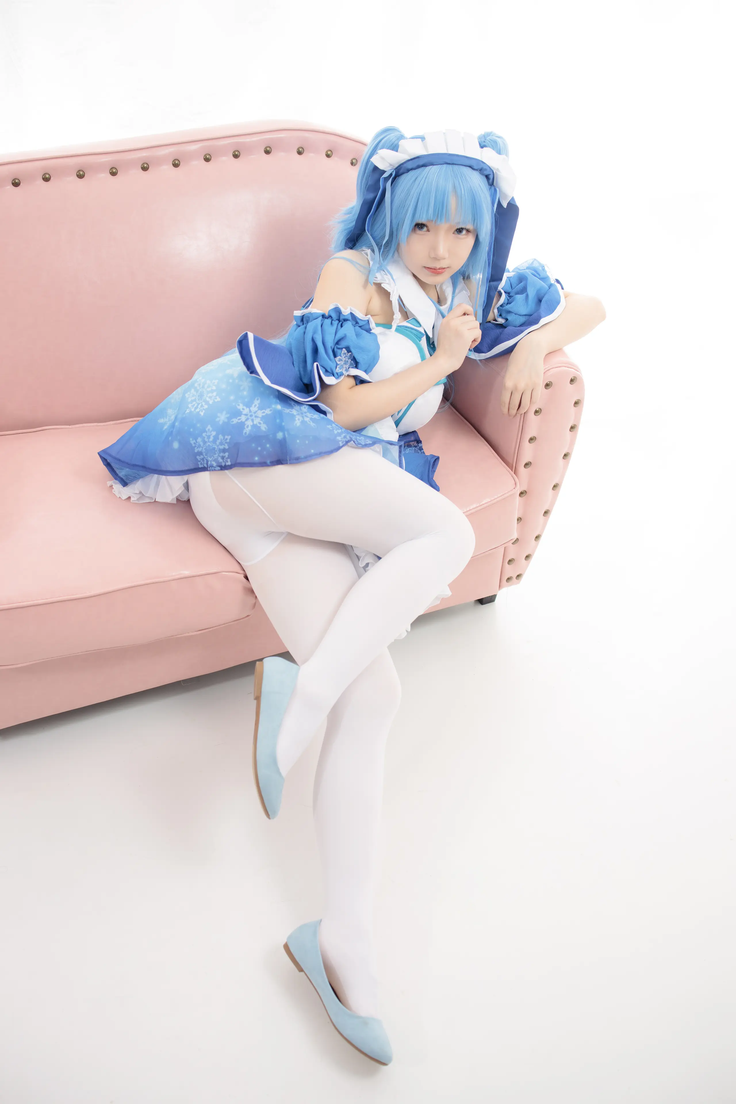 森萝财团 JKFUN 雪晴 300D白丝小萝莉Cosplay装 [100P]