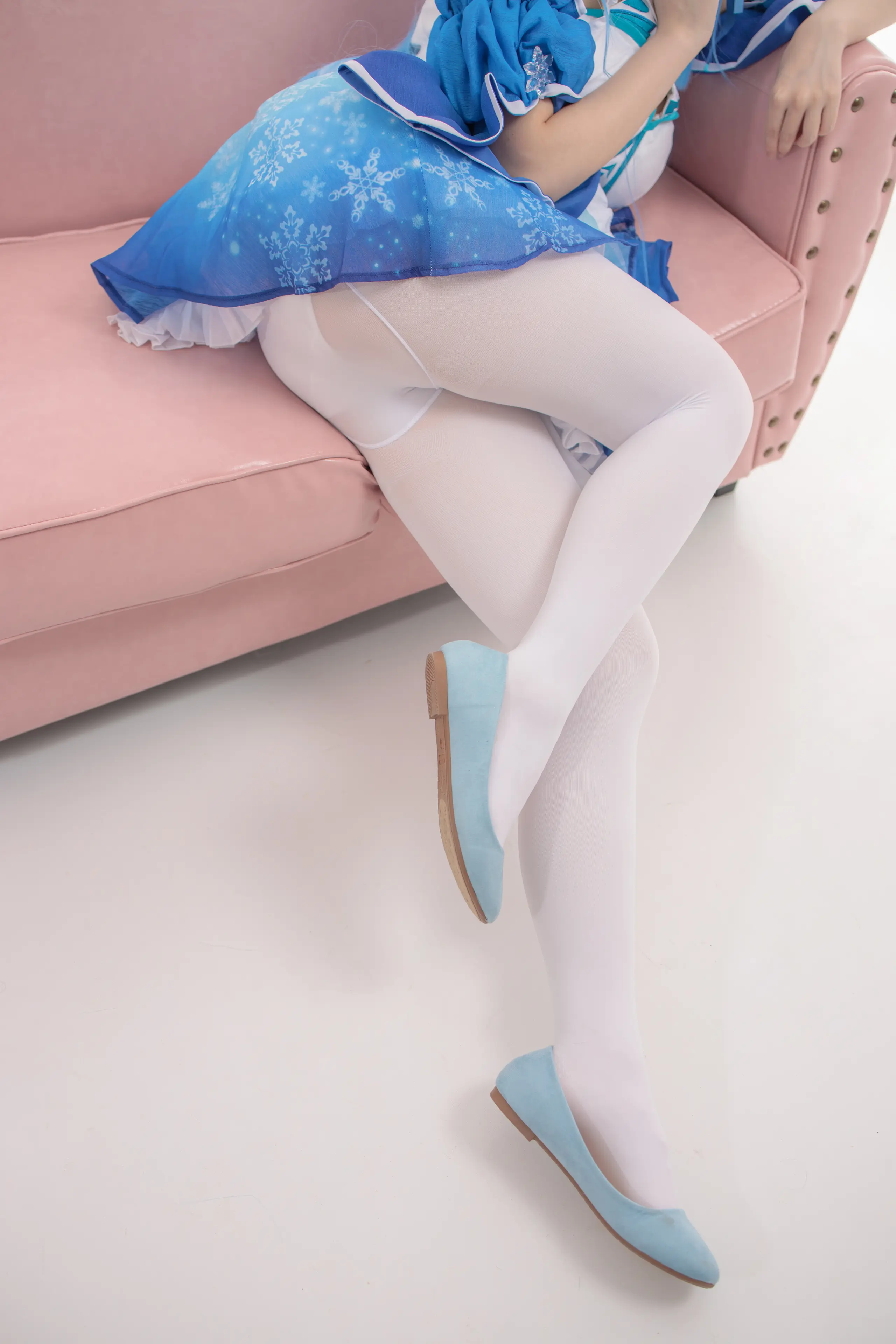 森萝财团 JKFUN 雪晴 300D白丝小萝莉Cosplay装 [100P]