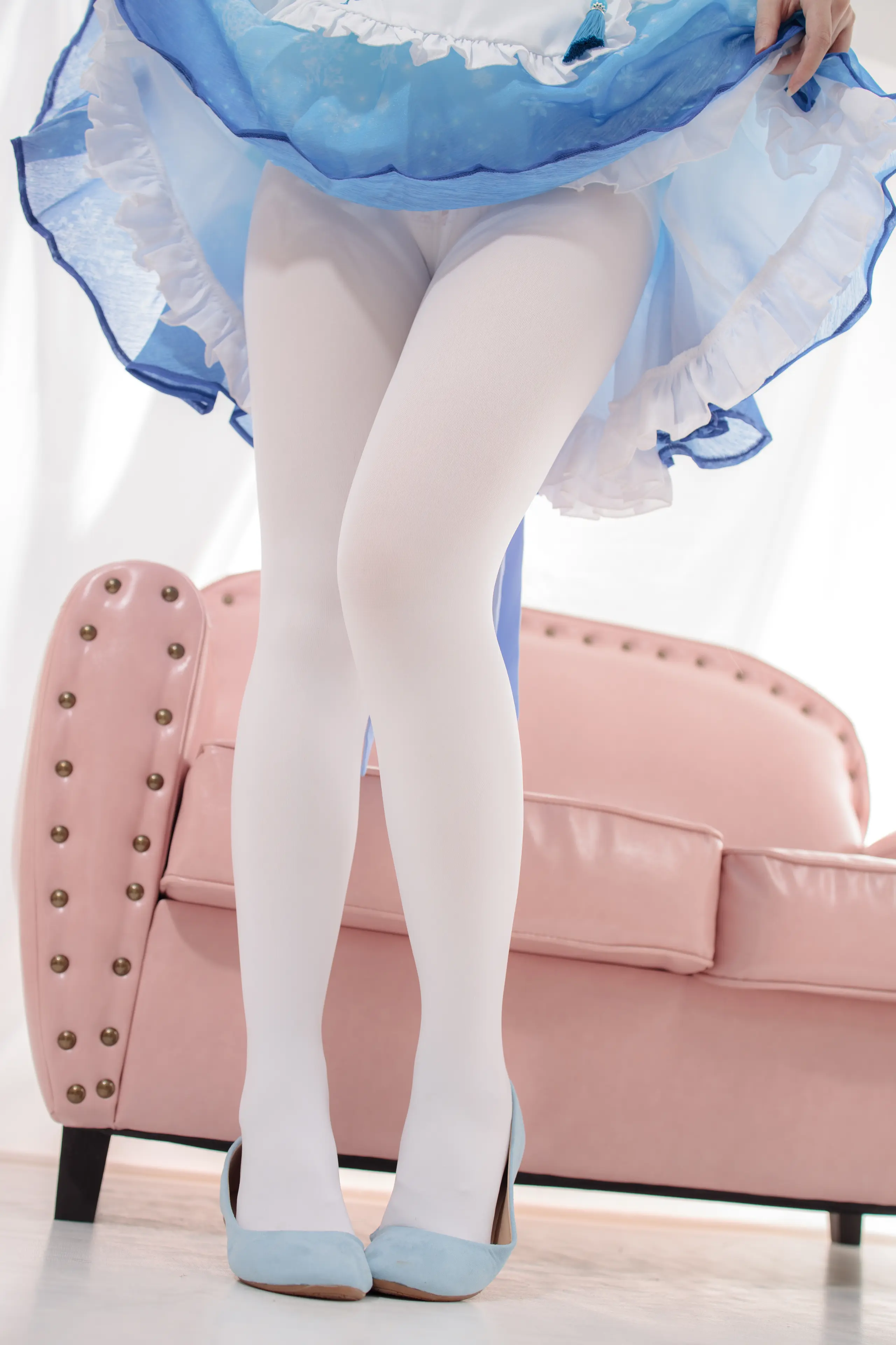 森萝财团 JKFUN 雪晴 300D白丝小萝莉Cosplay装 [100P]