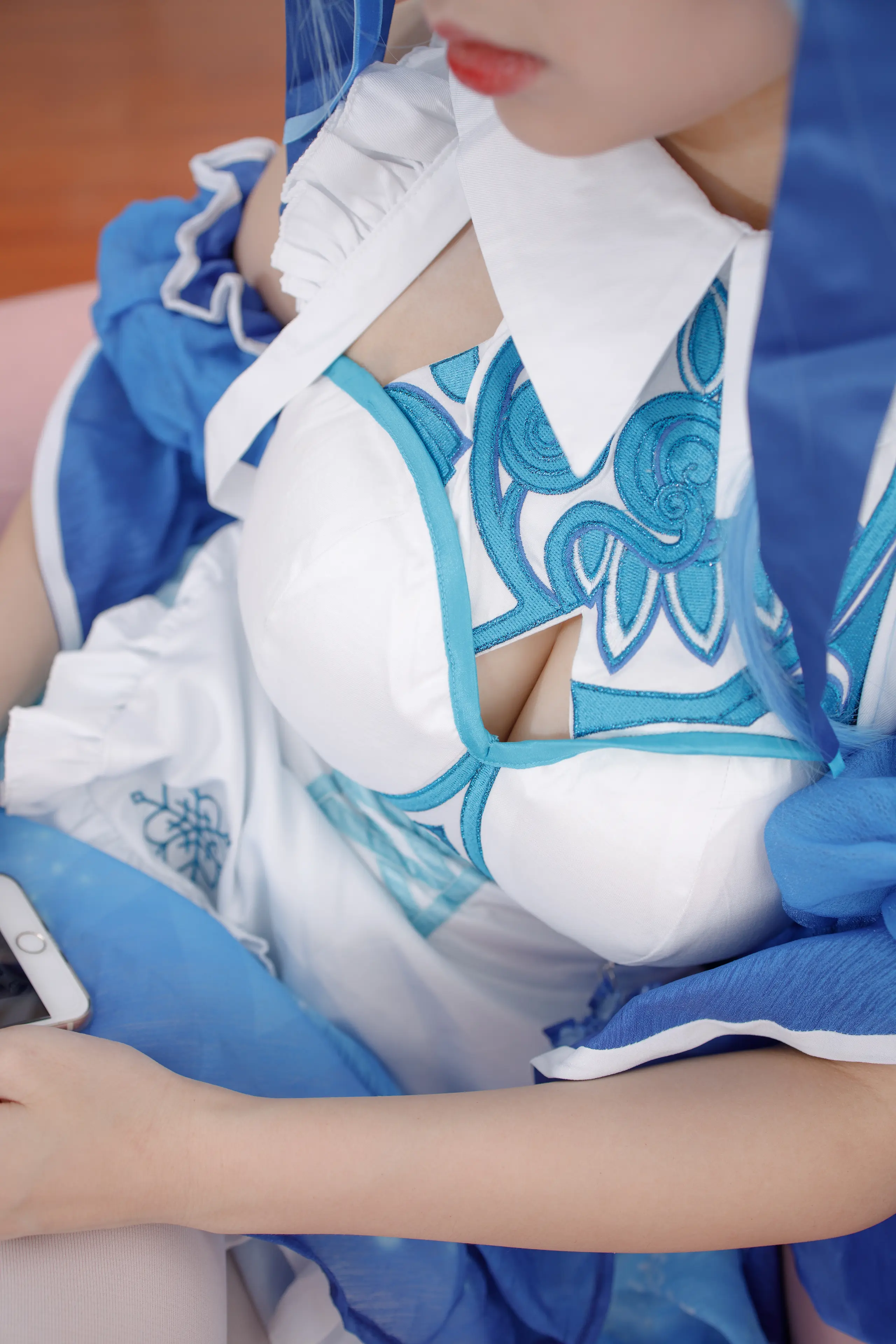 森萝财团 JKFUN 雪晴 300D白丝小萝莉Cosplay装 [100P]