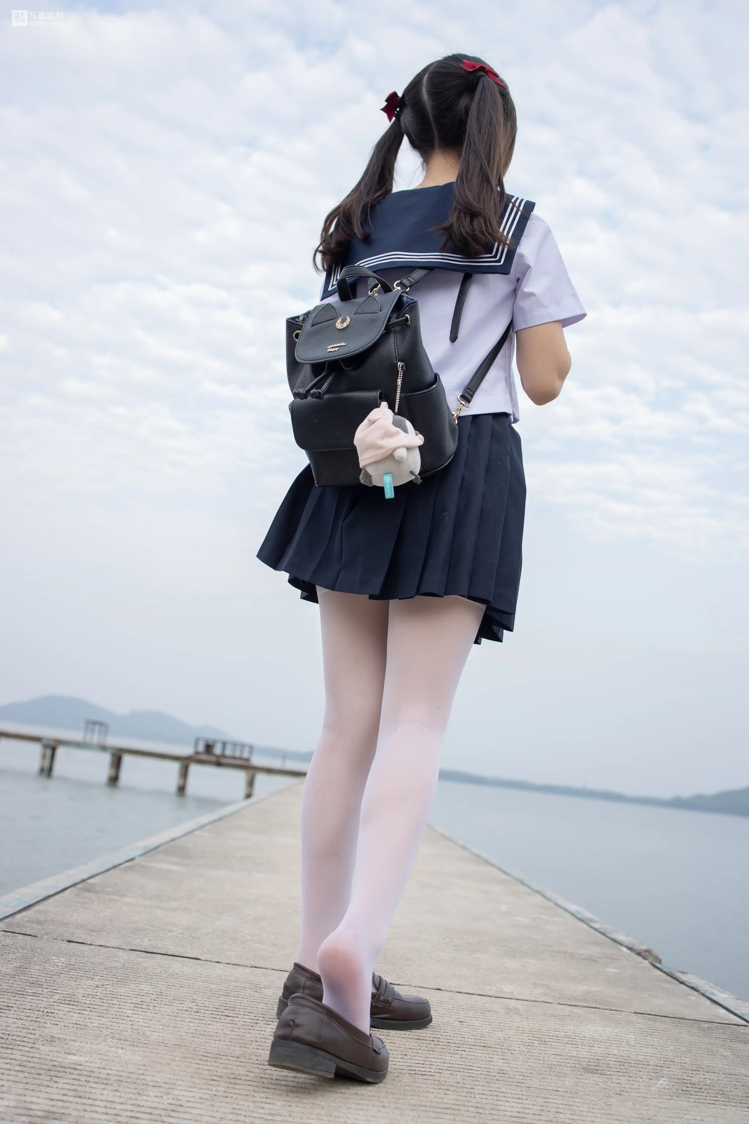 森萝财团 JKFUN 默陌 15D白丝 抑郁湖边与绝望天台 [58P]