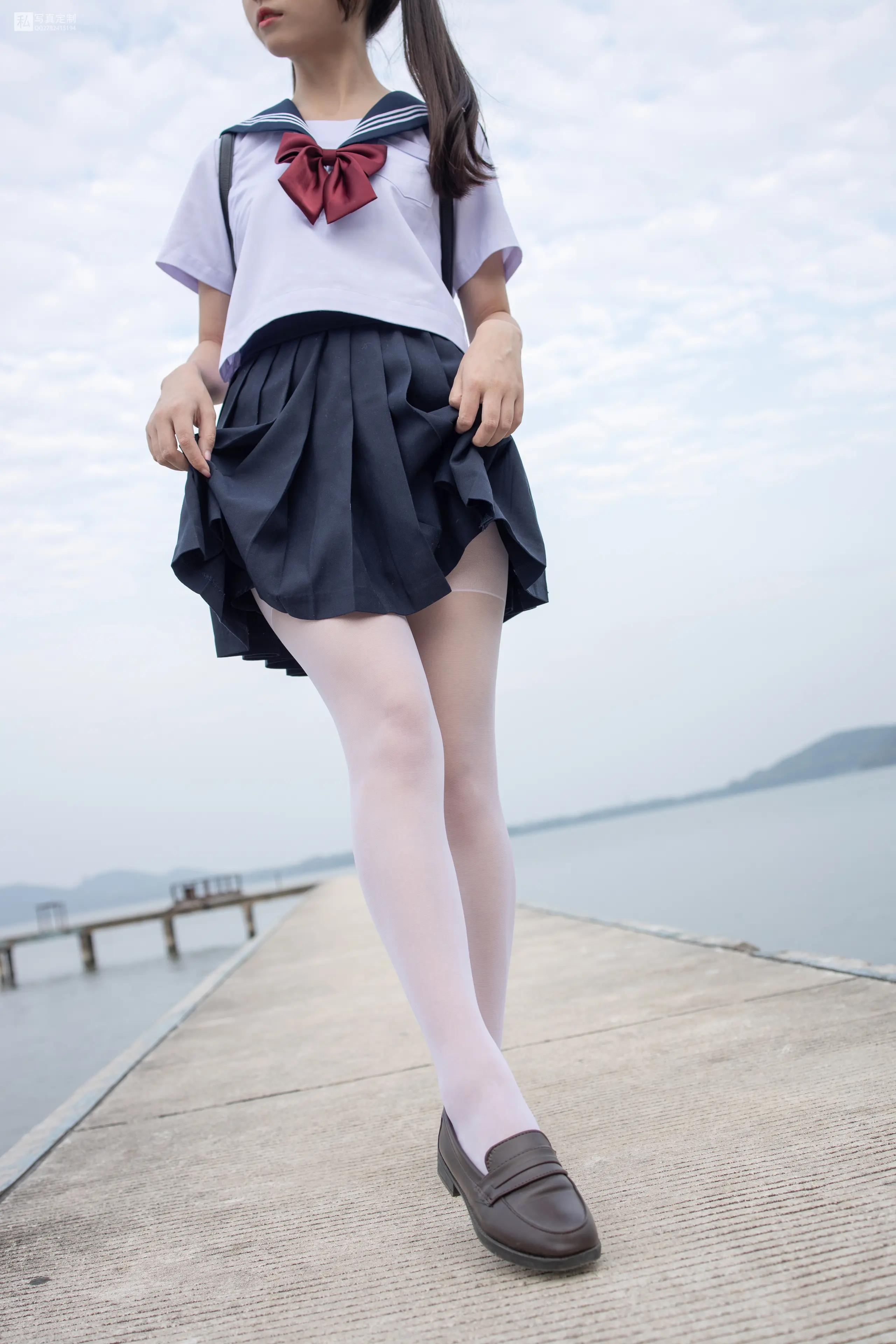 森萝财团 JKFUN 默陌 15D白丝 抑郁湖边与绝望天台 [58P]