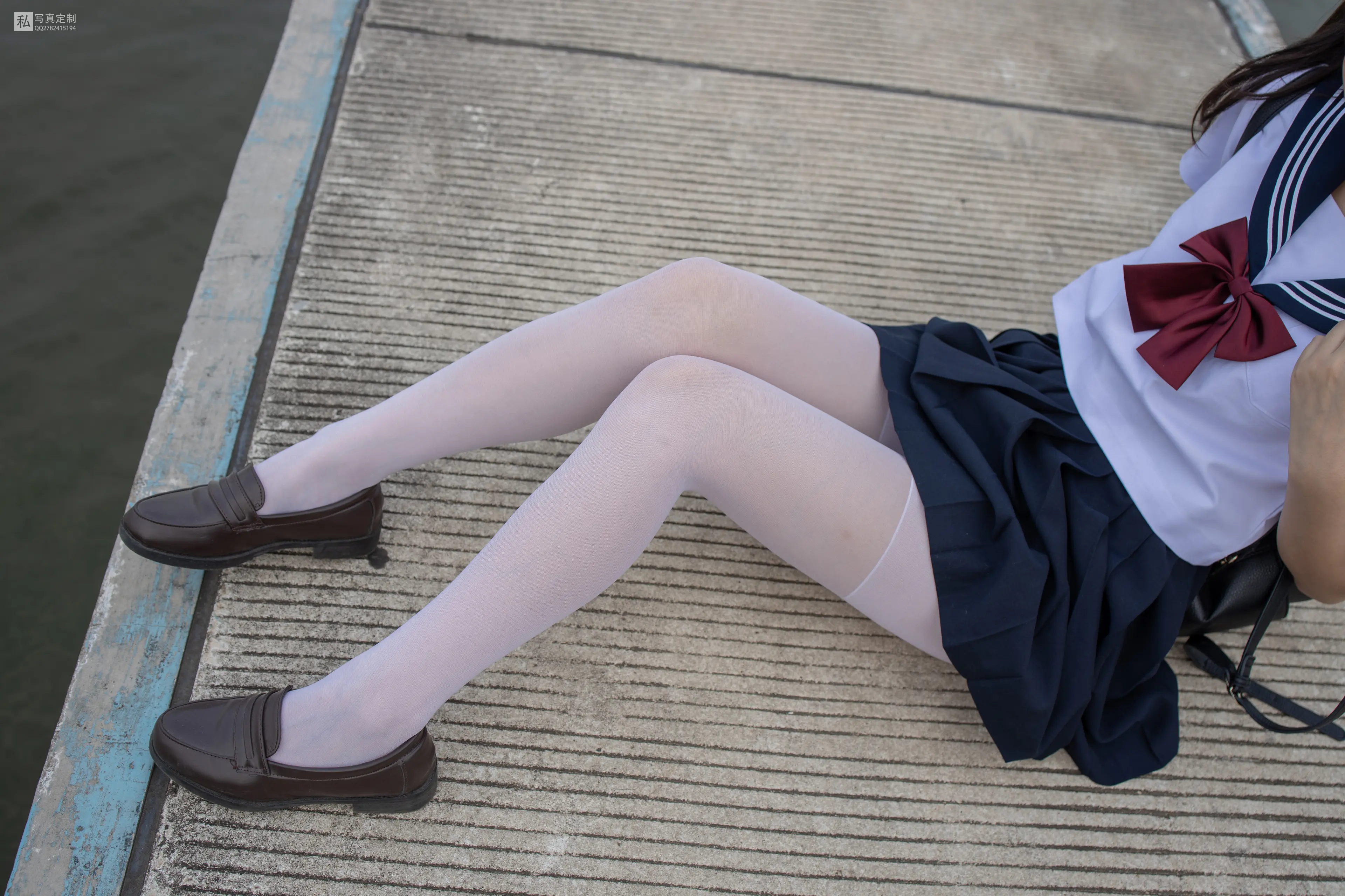 森萝财团 JKFUN 默陌 15D白丝 抑郁湖边与绝望天台 [58P]