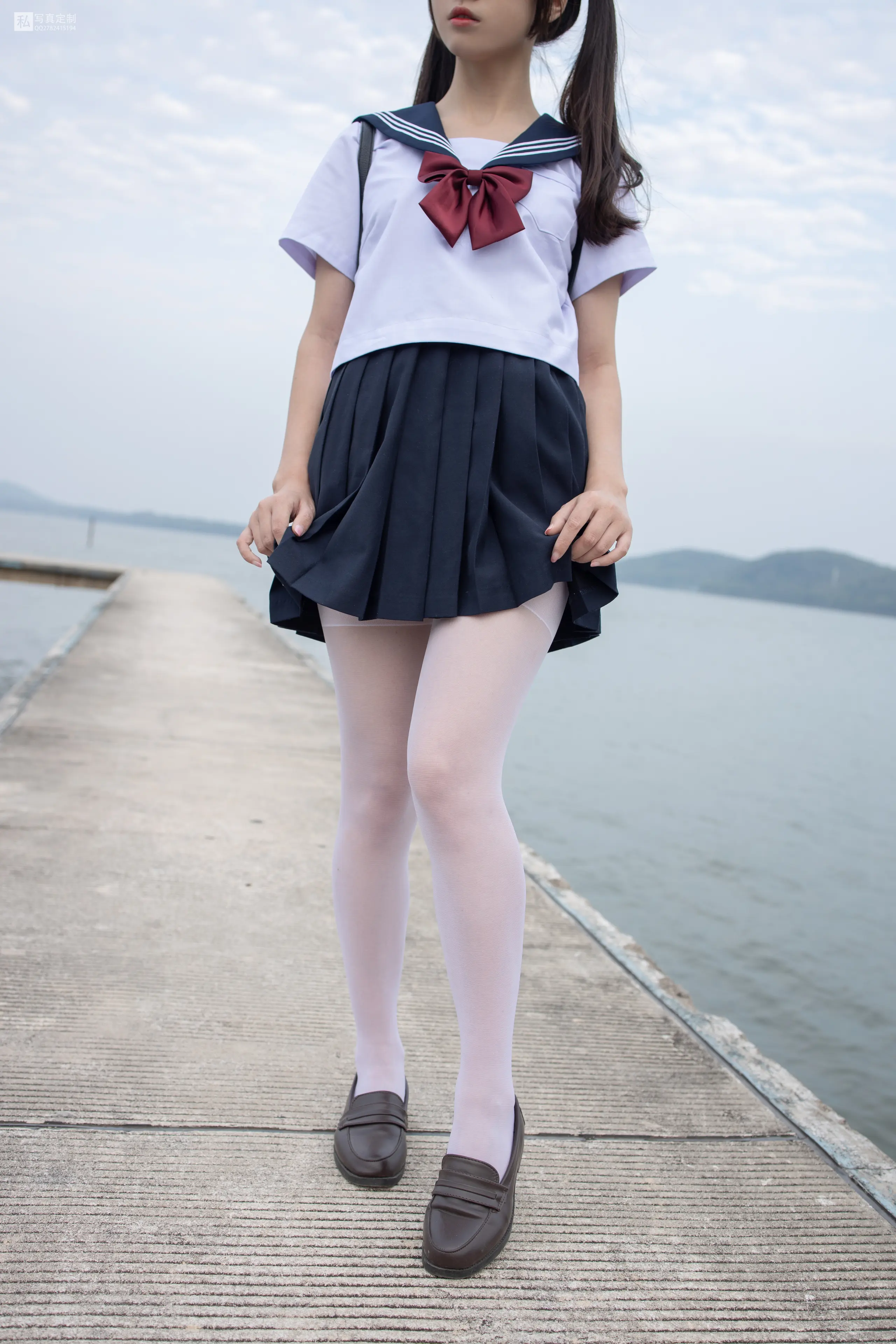 森萝财团 JKFUN 默陌 15D白丝 抑郁湖边与绝望天台 [58P]