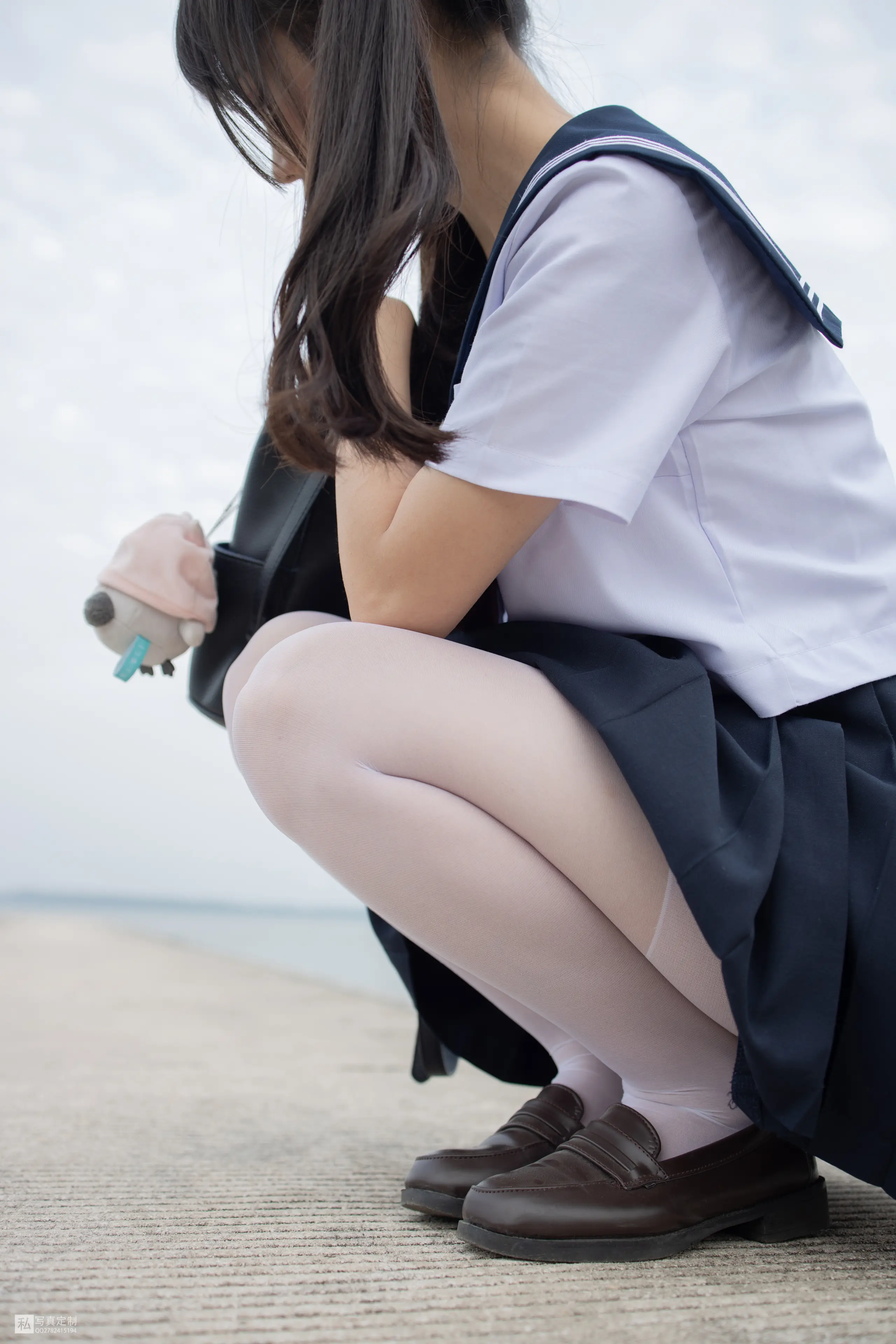 森萝财团 JKFUN 默陌 15D白丝 抑郁湖边与绝望天台 [58P]