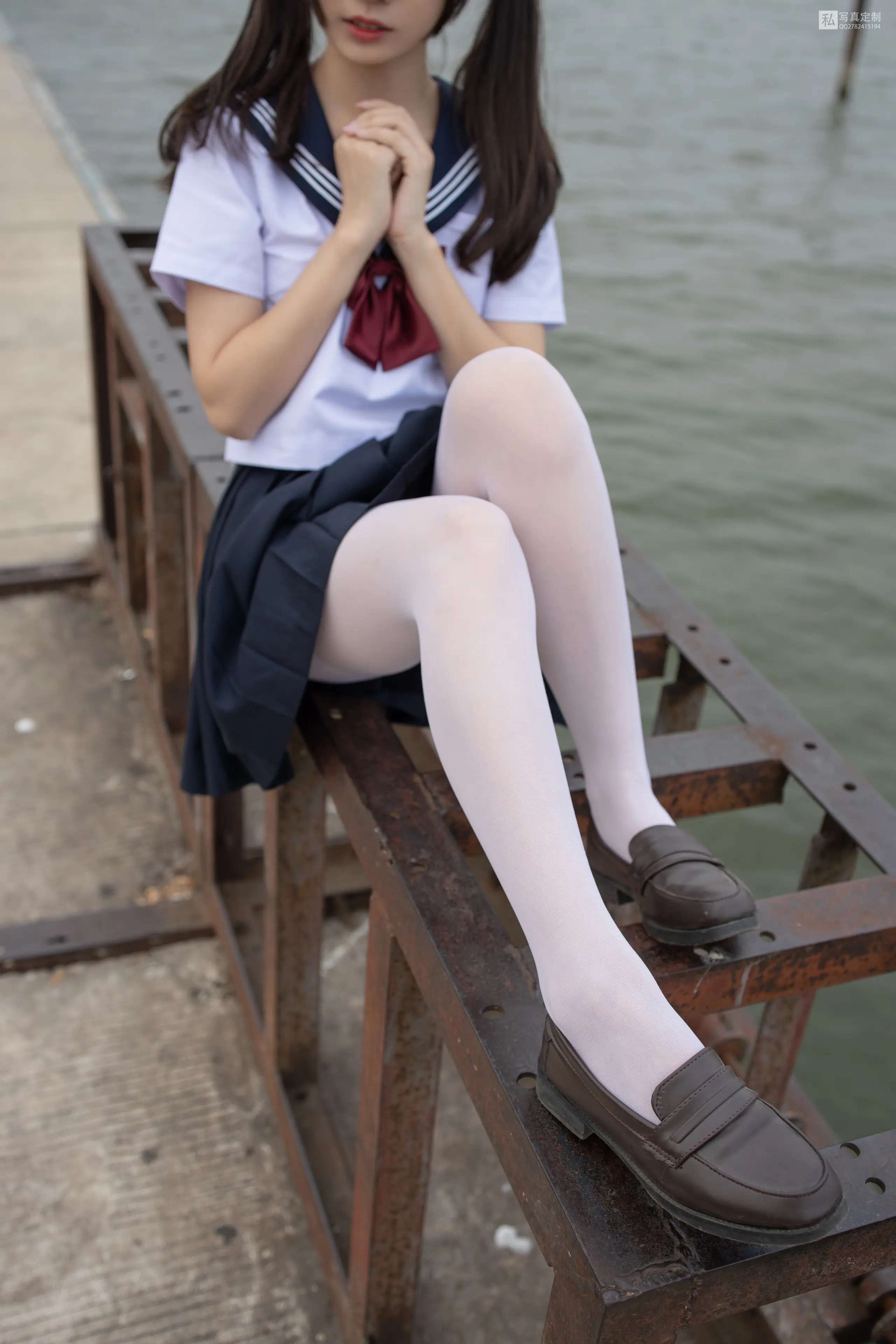 森萝财团 JKFUN 默陌 15D白丝 抑郁湖边与绝望天台 [58P]