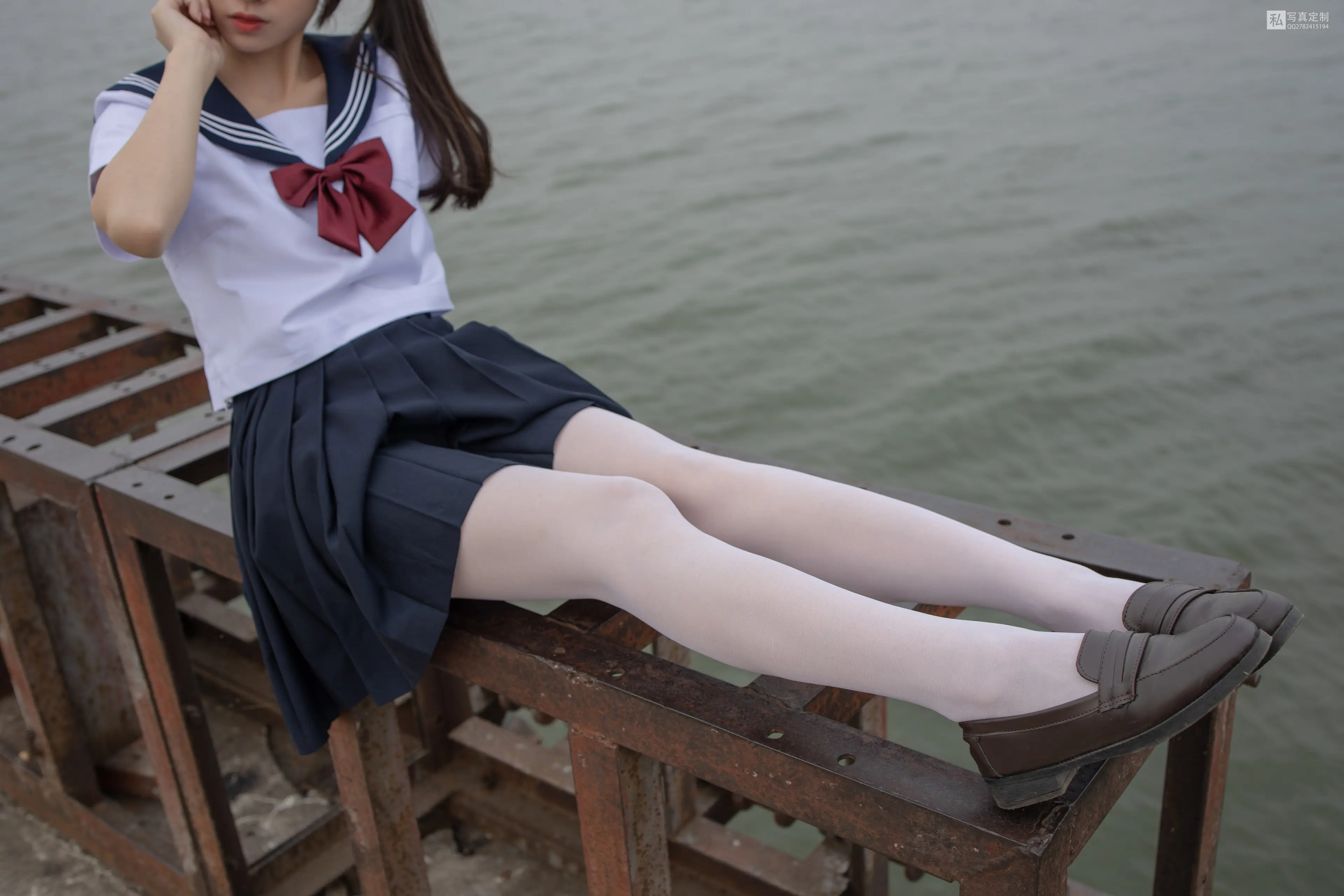 森萝财团 JKFUN 默陌 15D白丝 抑郁湖边与绝望天台 [58P]