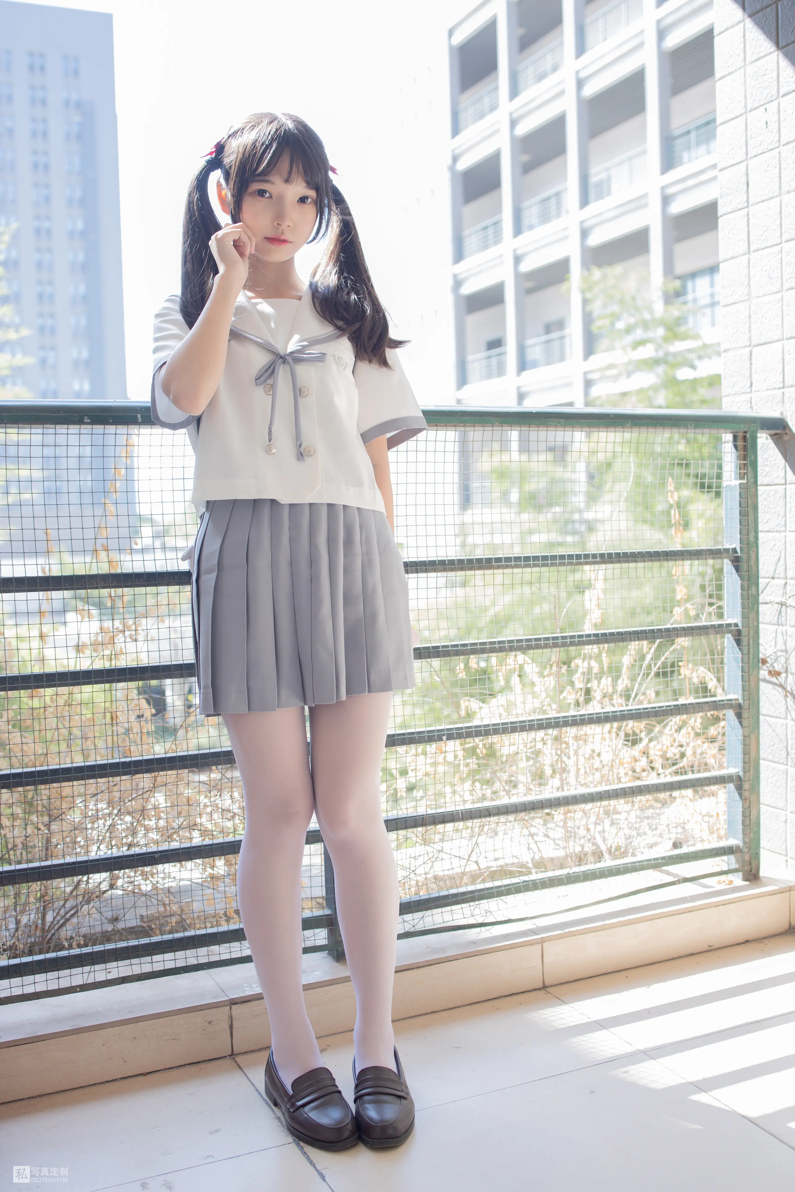 森萝财团 JKFUN 默陌 15D白丝 抑郁湖边与绝望天台 [58P]