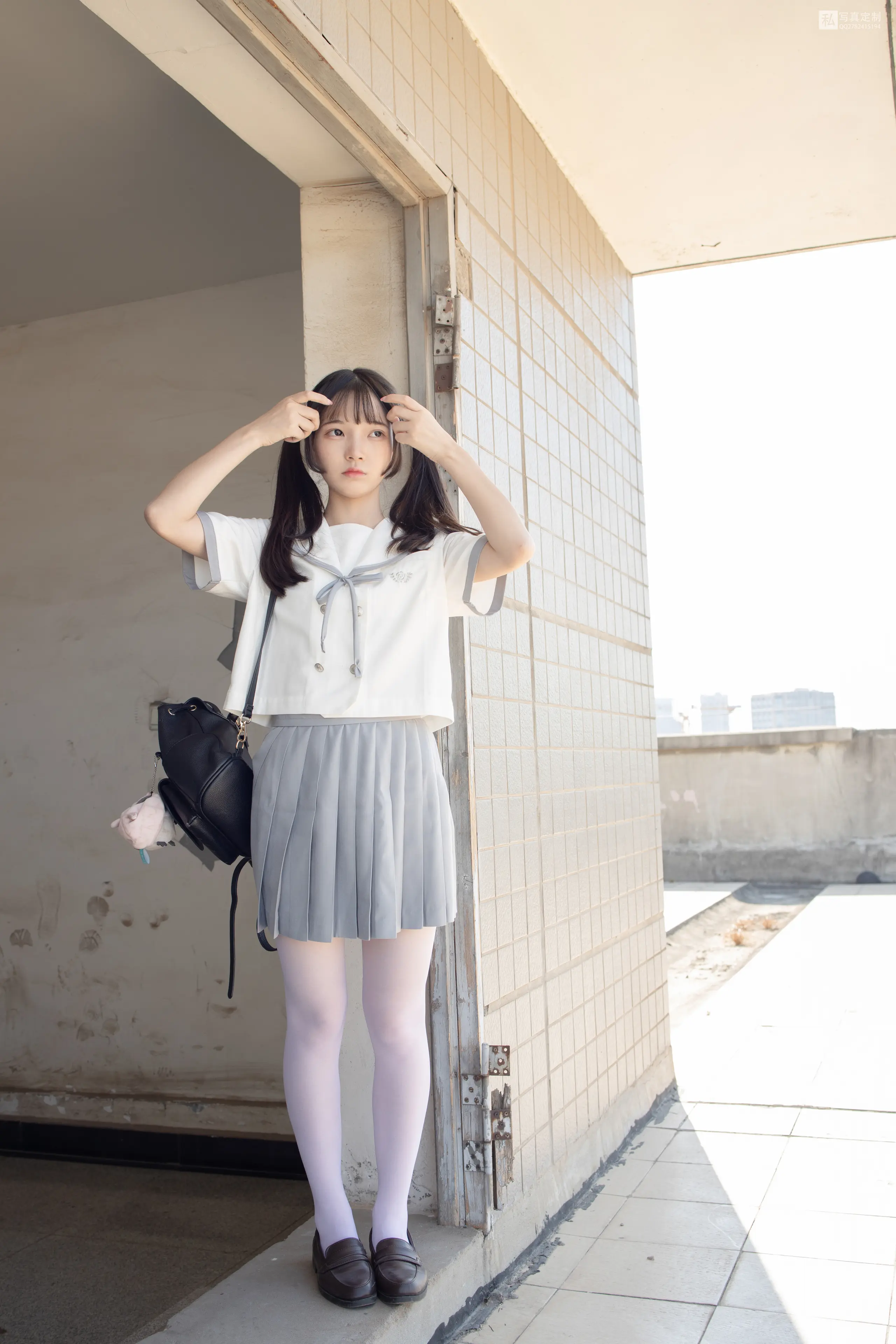 森萝财团 JKFUN 默陌 15D白丝 抑郁湖边与绝望天台 [58P]