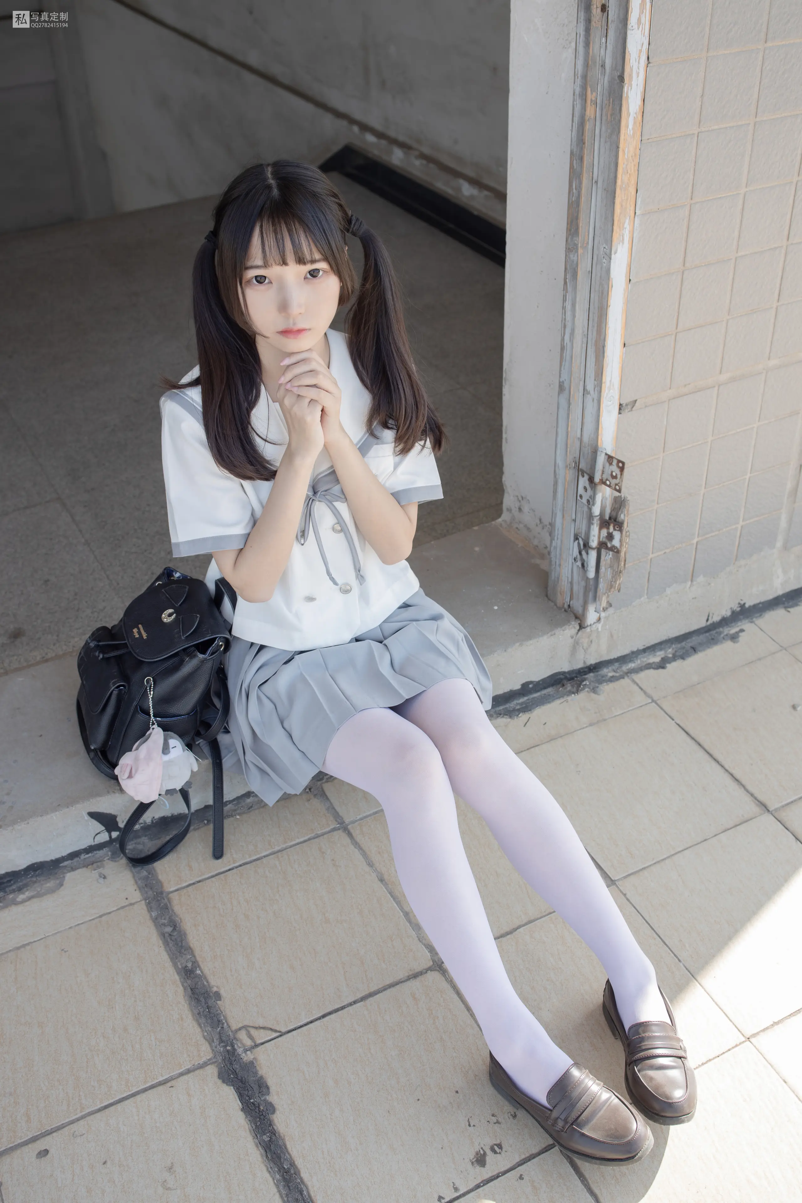 森萝财团 JKFUN 默陌 15D白丝 抑郁湖边与绝望天台 [58P]