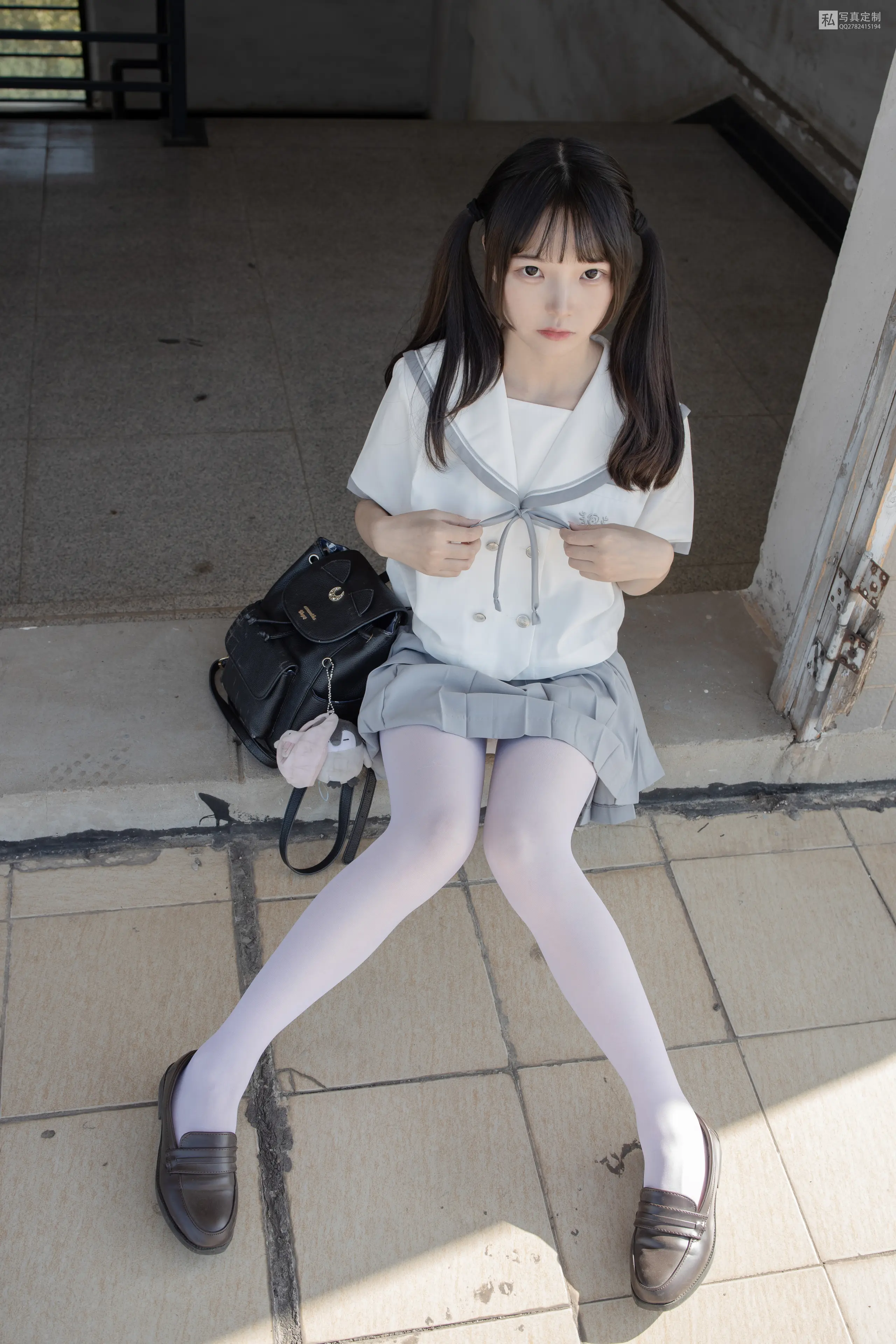 森萝财团 JKFUN 默陌 15D白丝 抑郁湖边与绝望天台 [58P]