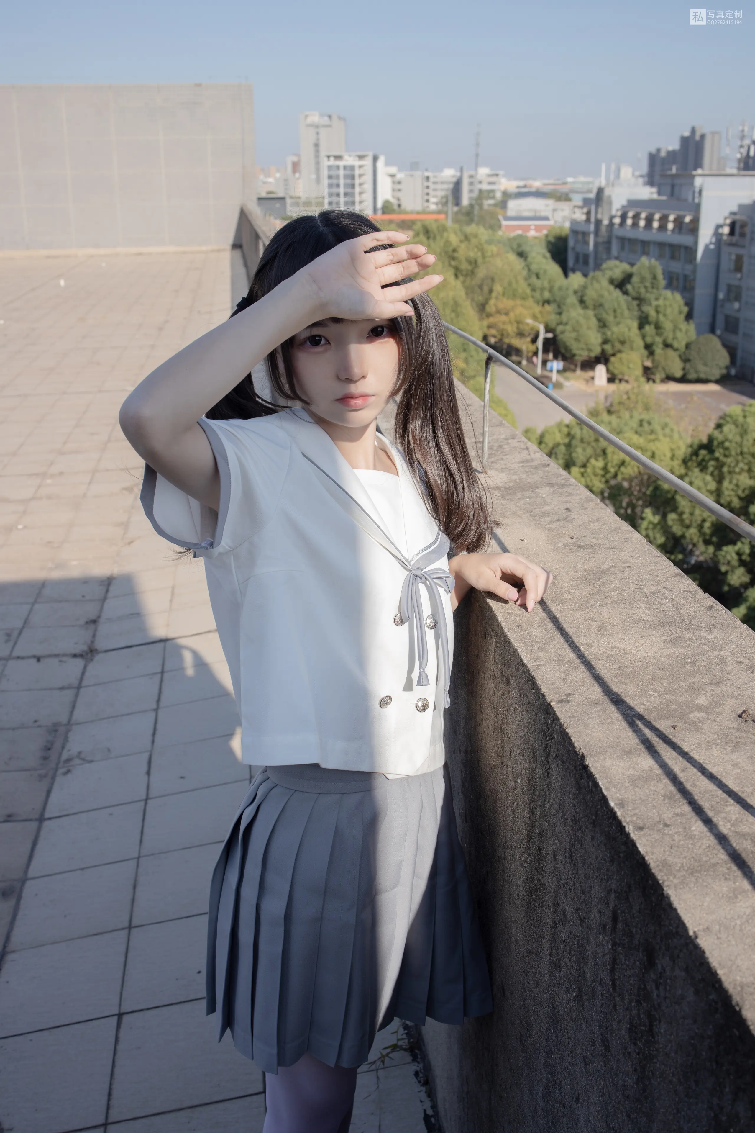 森萝财团 JKFUN 默陌 15D白丝 抑郁湖边与绝望天台 [58P]