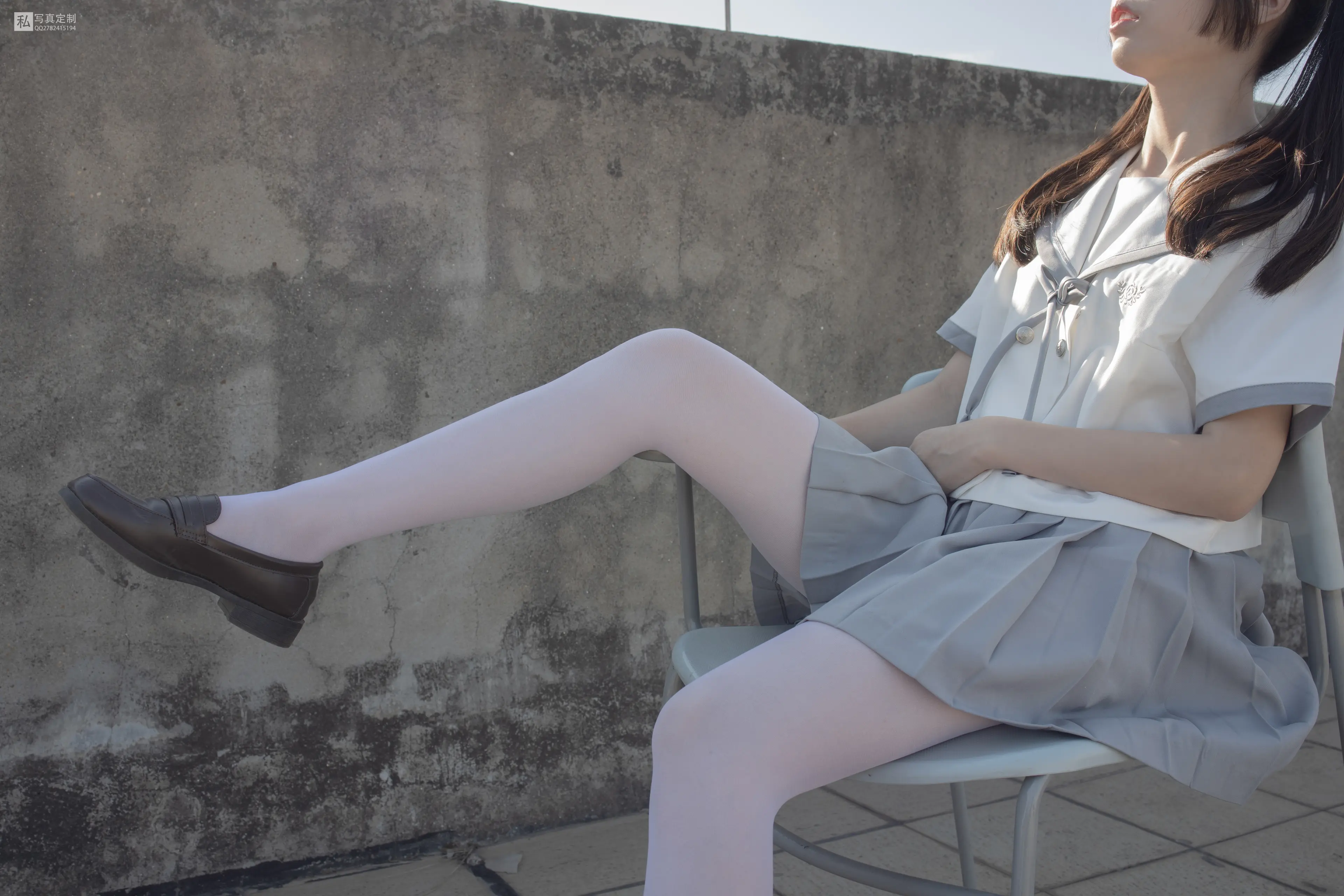 森萝财团 JKFUN 默陌 15D白丝 抑郁湖边与绝望天台 [58P]